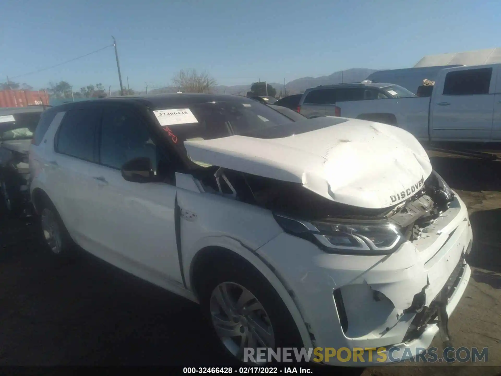 1 Photograph of a damaged car SALCT2FX8LH847349 LAND ROVER DISCOVERY SPORT 2020