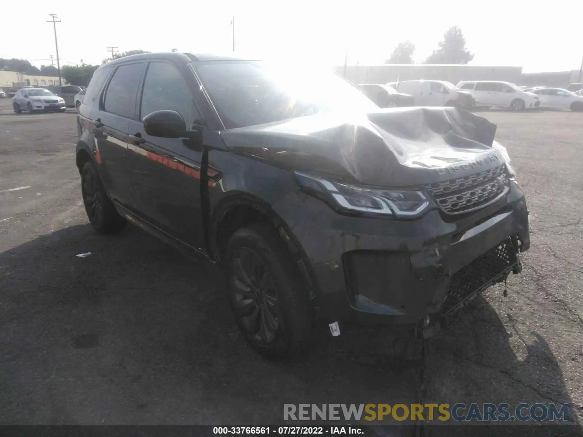 1 Photograph of a damaged car SALCT2FX9LH837428 LAND ROVER DISCOVERY SPORT 2020