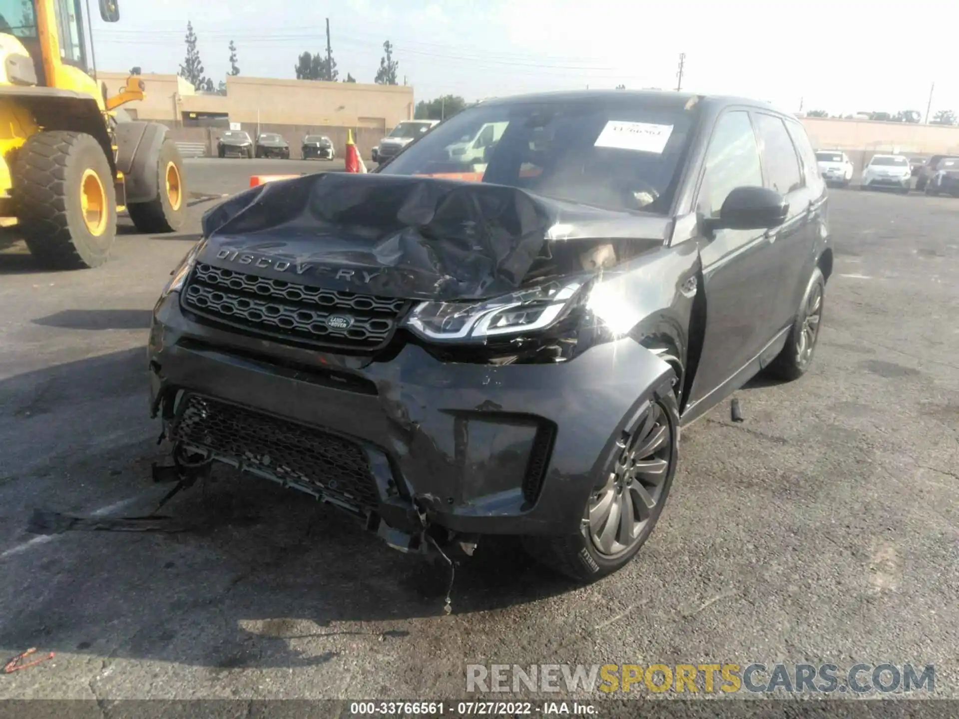 2 Photograph of a damaged car SALCT2FX9LH837428 LAND ROVER DISCOVERY SPORT 2020