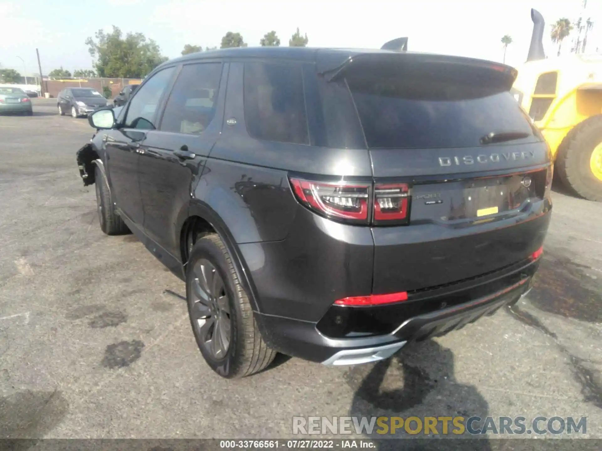 3 Photograph of a damaged car SALCT2FX9LH837428 LAND ROVER DISCOVERY SPORT 2020