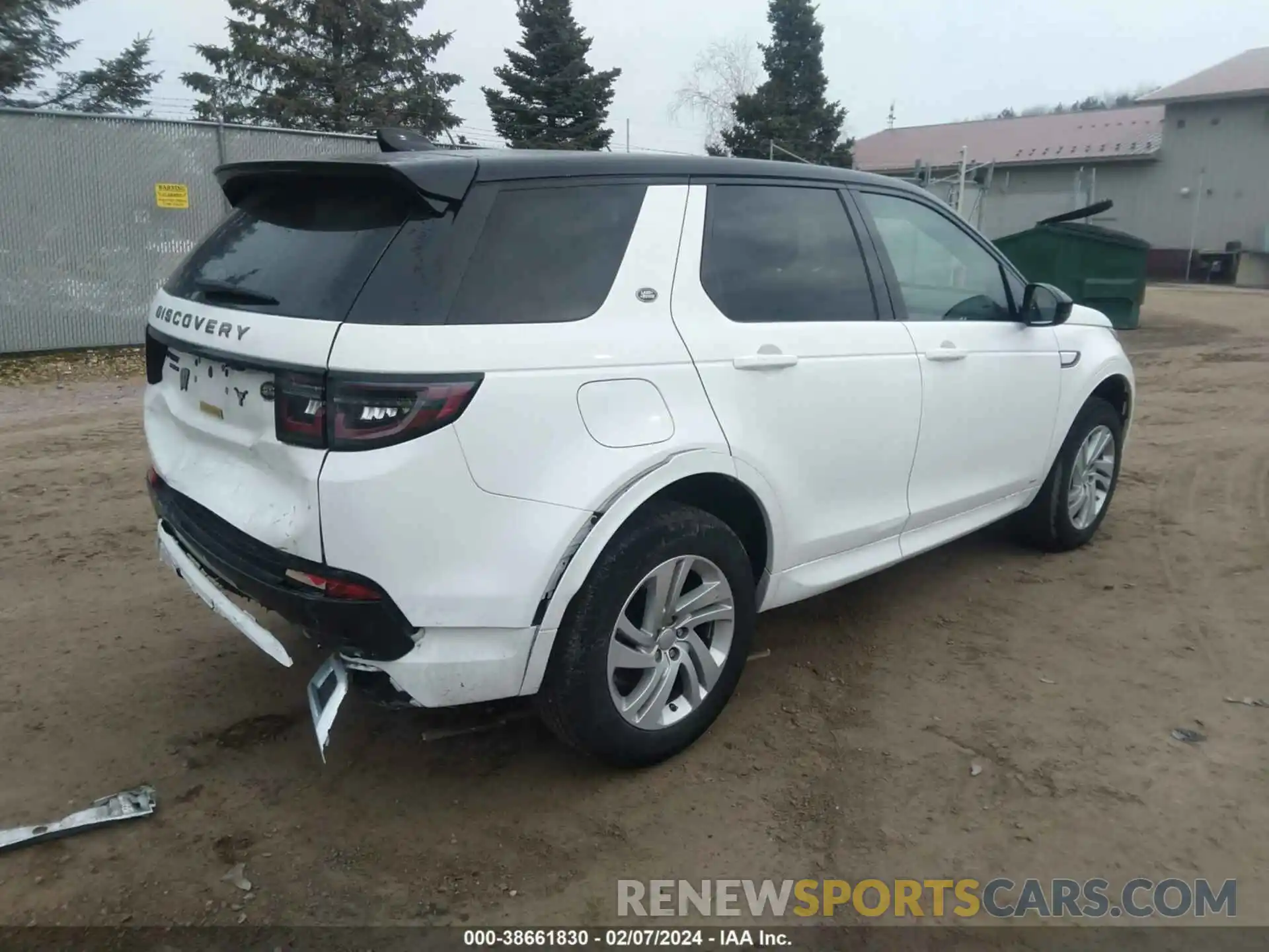 4 Photograph of a damaged car SALCT2FXXLH859485 LAND ROVER DISCOVERY SPORT 2020