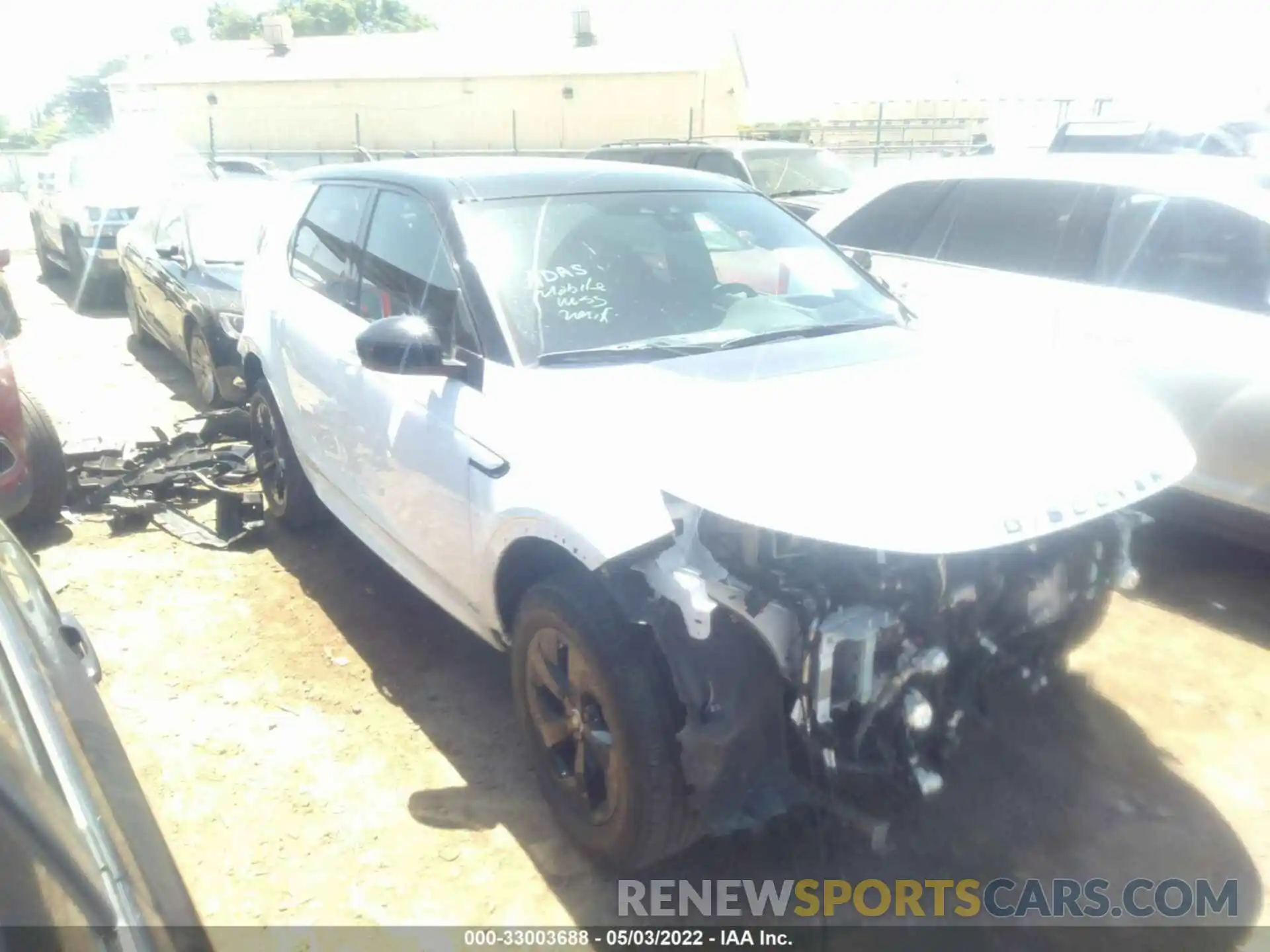 1 Photograph of a damaged car SALCT2FXXLH860331 LAND ROVER DISCOVERY SPORT 2020