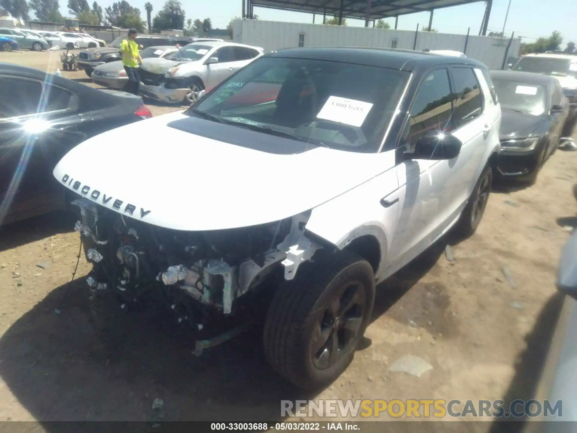 2 Photograph of a damaged car SALCT2FXXLH860331 LAND ROVER DISCOVERY SPORT 2020