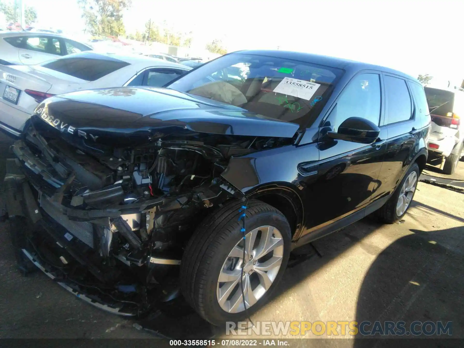 2 Photograph of a damaged car SALCJ2FX1MH896920 LAND ROVER DISCOVERY SPORT 2021