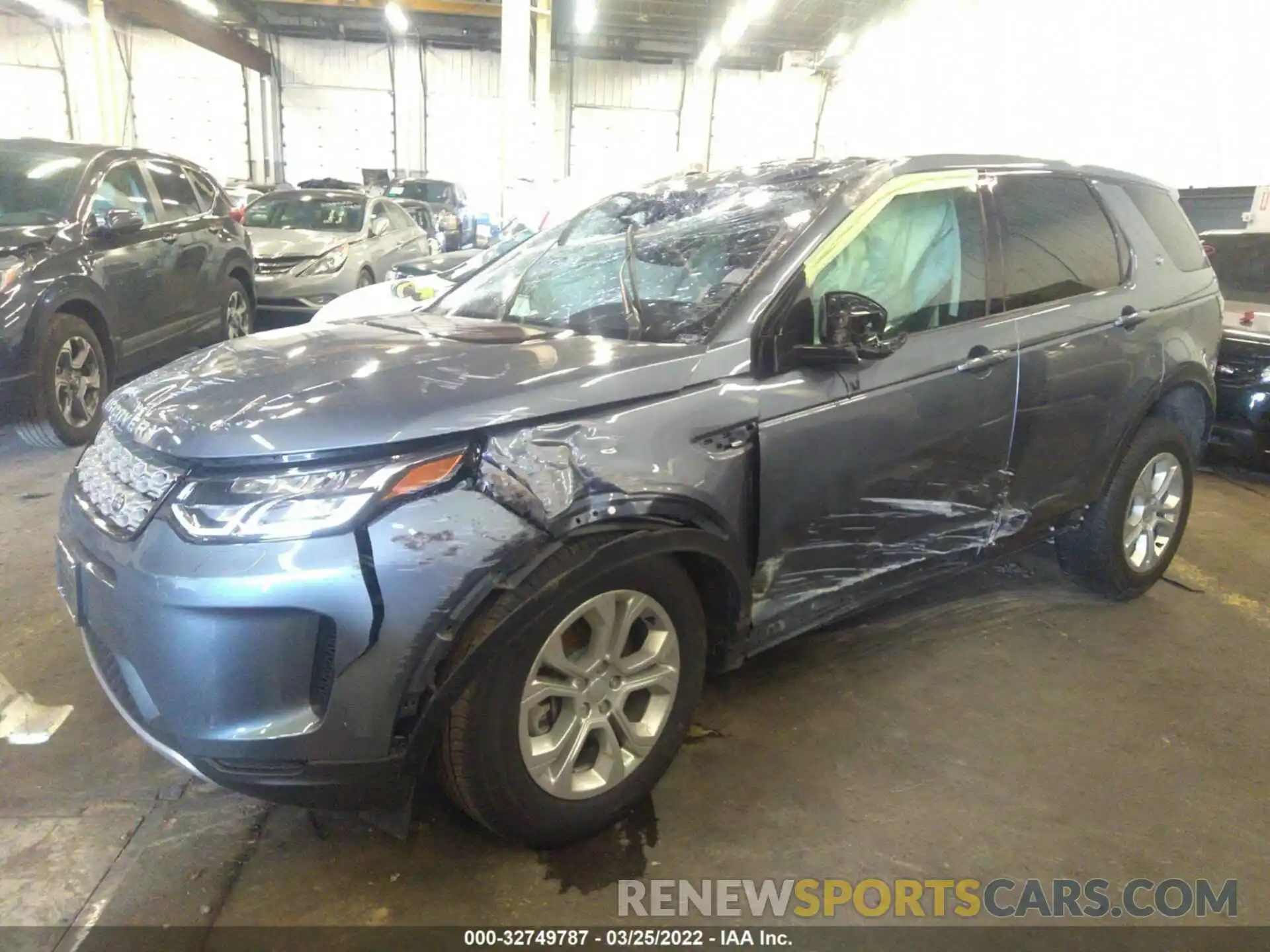 2 Photograph of a damaged car SALCJ2FX3MH904516 LAND ROVER DISCOVERY SPORT 2021