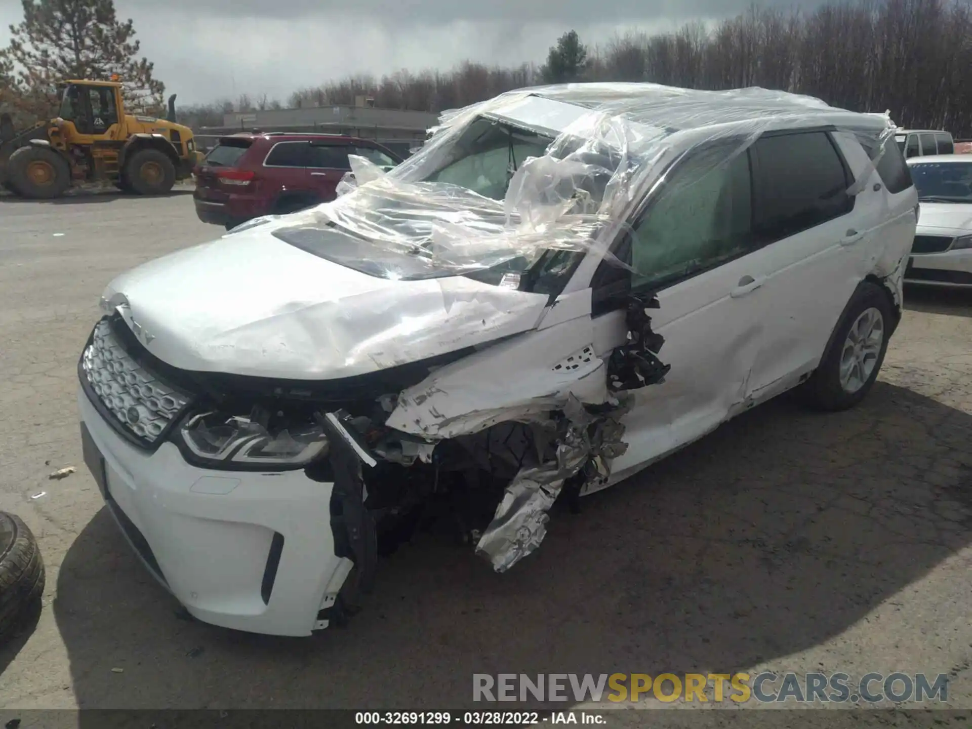 2 Photograph of a damaged car SALCJ2FX4MH897057 LAND ROVER DISCOVERY SPORT 2021