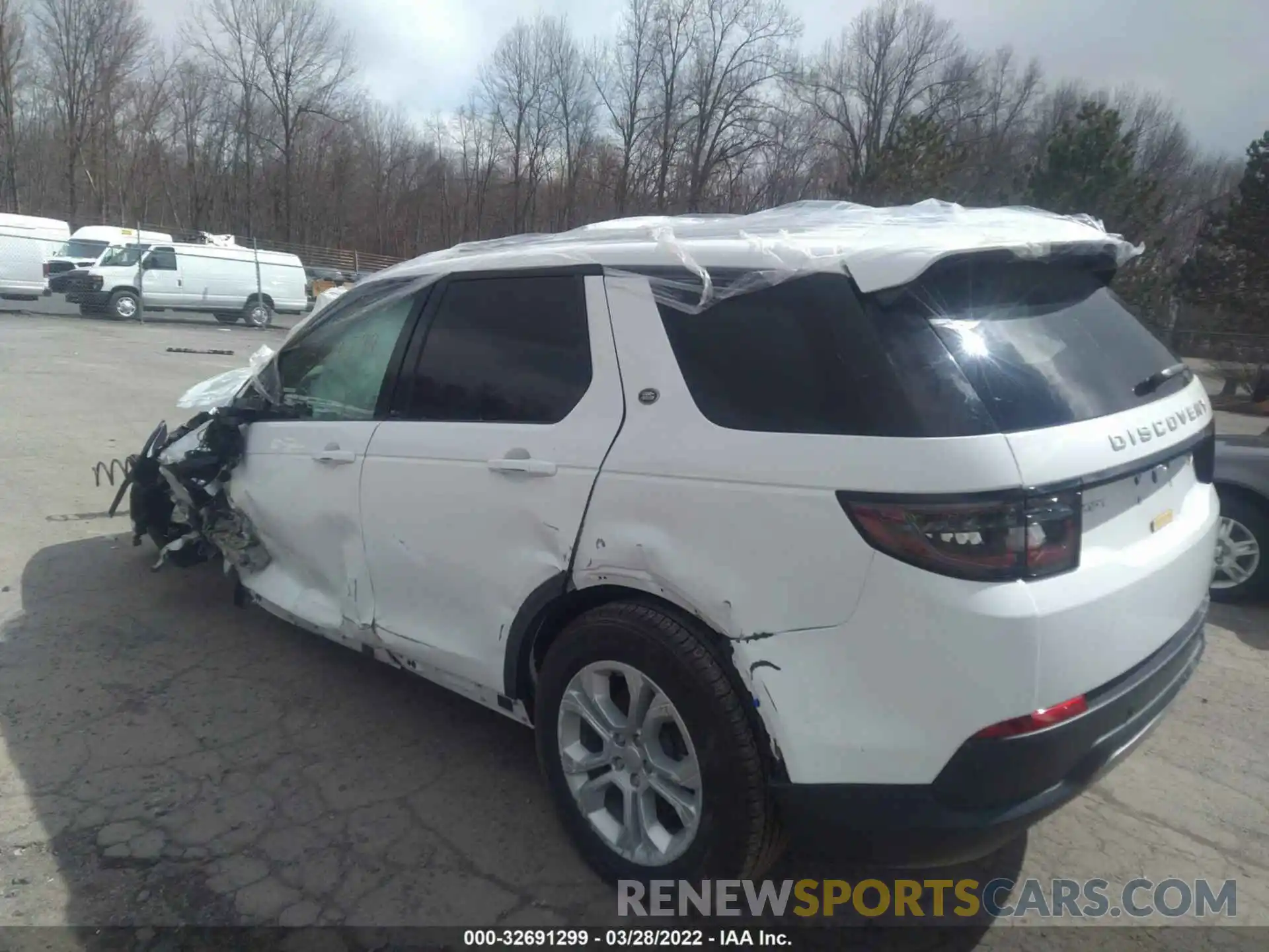 3 Photograph of a damaged car SALCJ2FX4MH897057 LAND ROVER DISCOVERY SPORT 2021