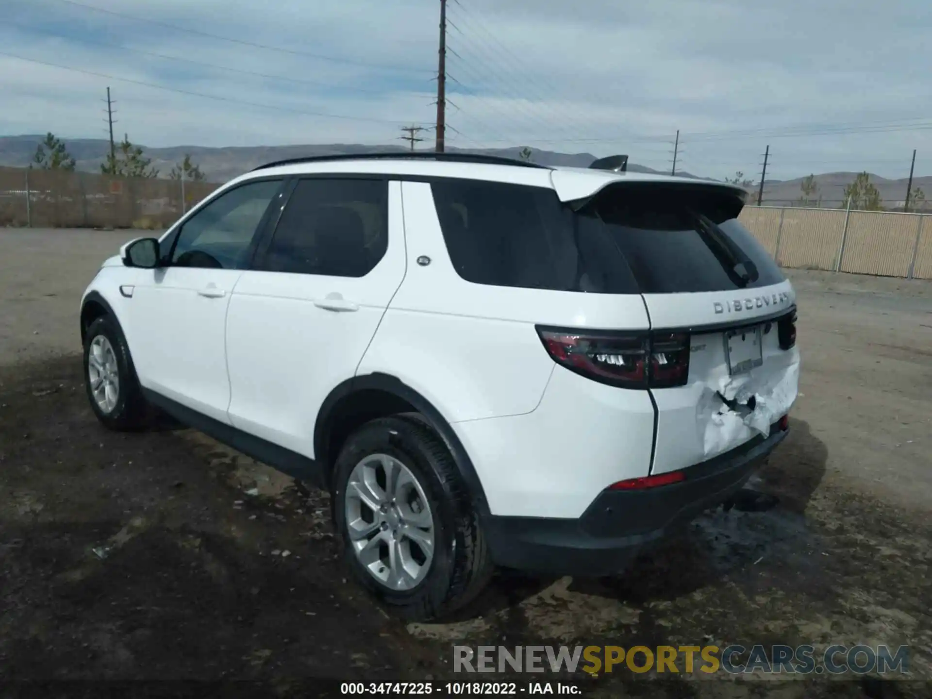 3 Фотография поврежденного автомобиля SALCJ2FXXMH887939 LAND ROVER DISCOVERY SPORT 2021