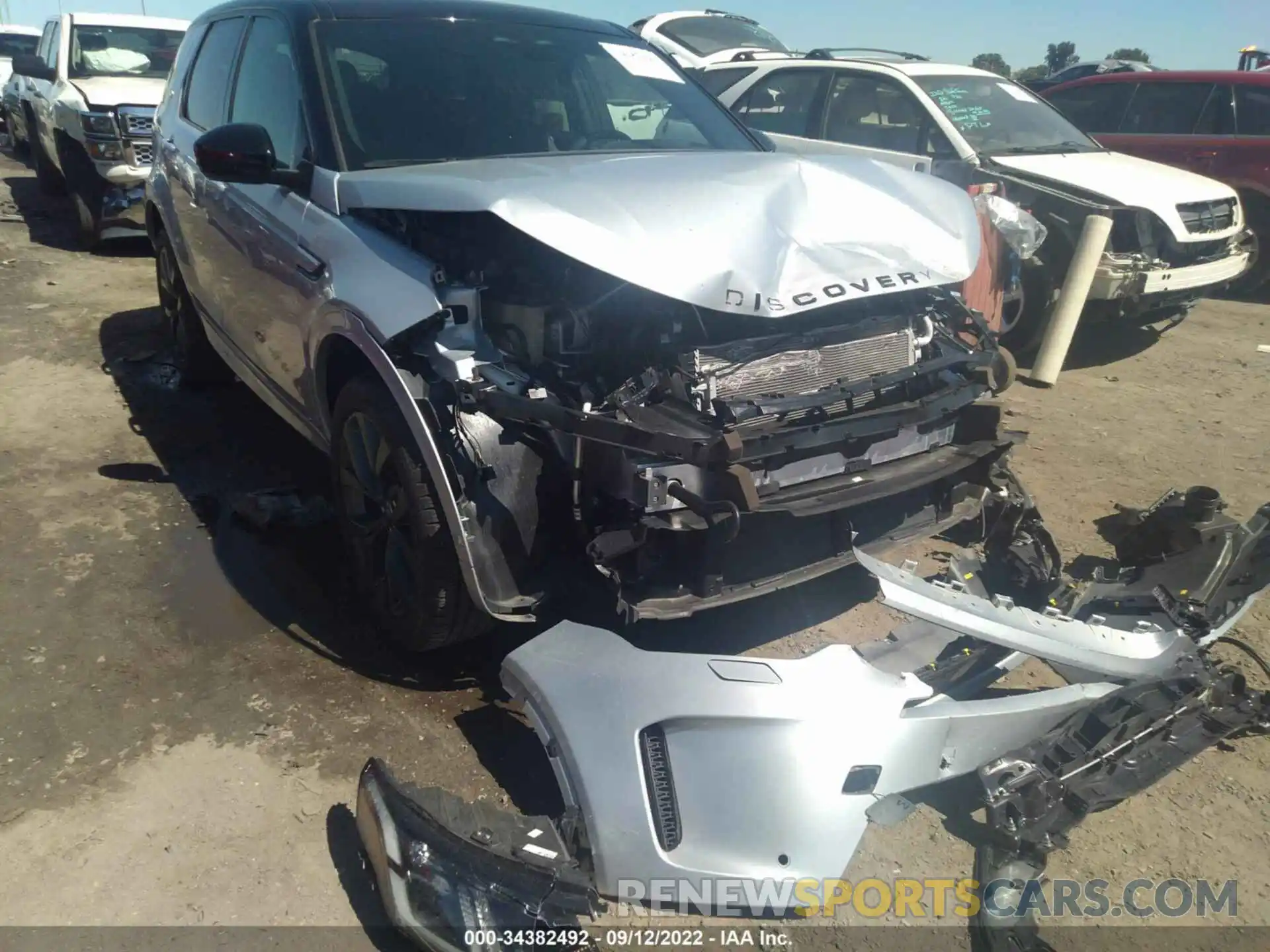 1 Photograph of a damaged car SALCL2FX9MH899302 LAND ROVER DISCOVERY SPORT 2021