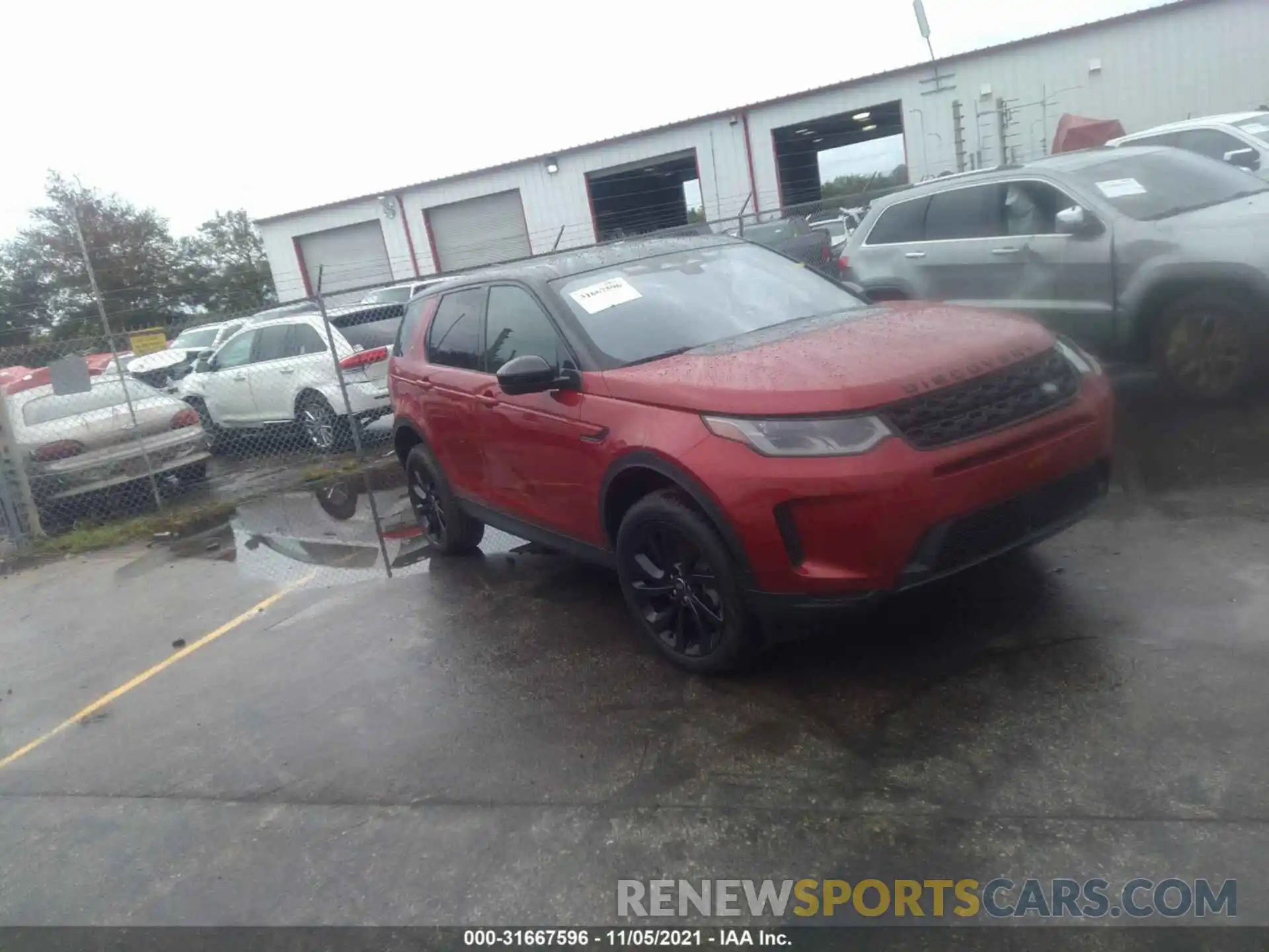 1 Photograph of a damaged car SALCP2FX5MH897051 LAND ROVER DISCOVERY SPORT 2021