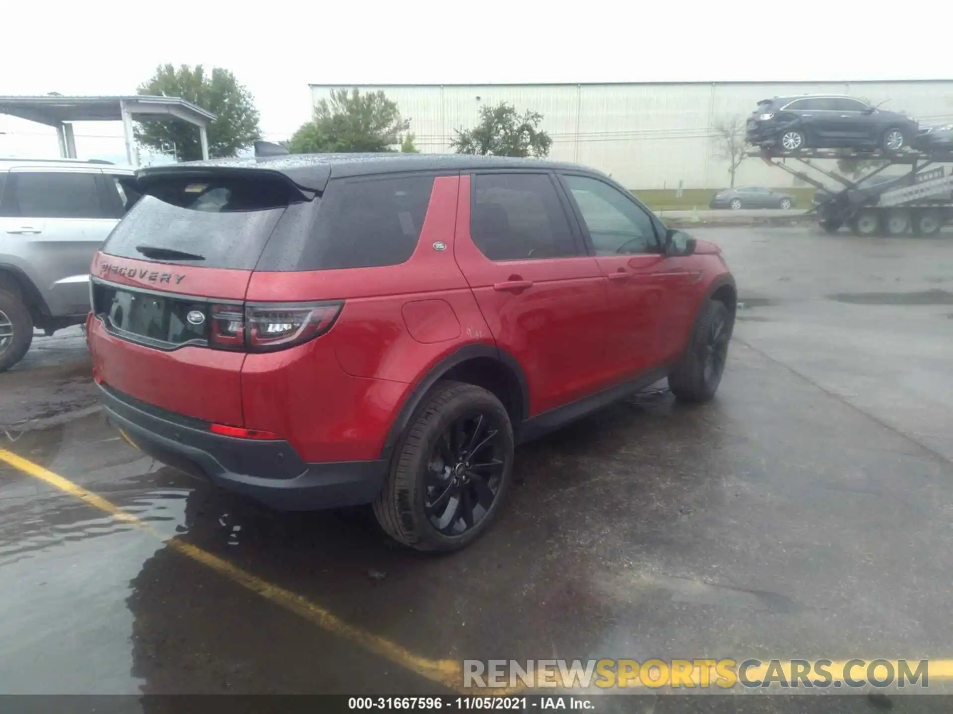 4 Photograph of a damaged car SALCP2FX5MH897051 LAND ROVER DISCOVERY SPORT 2021