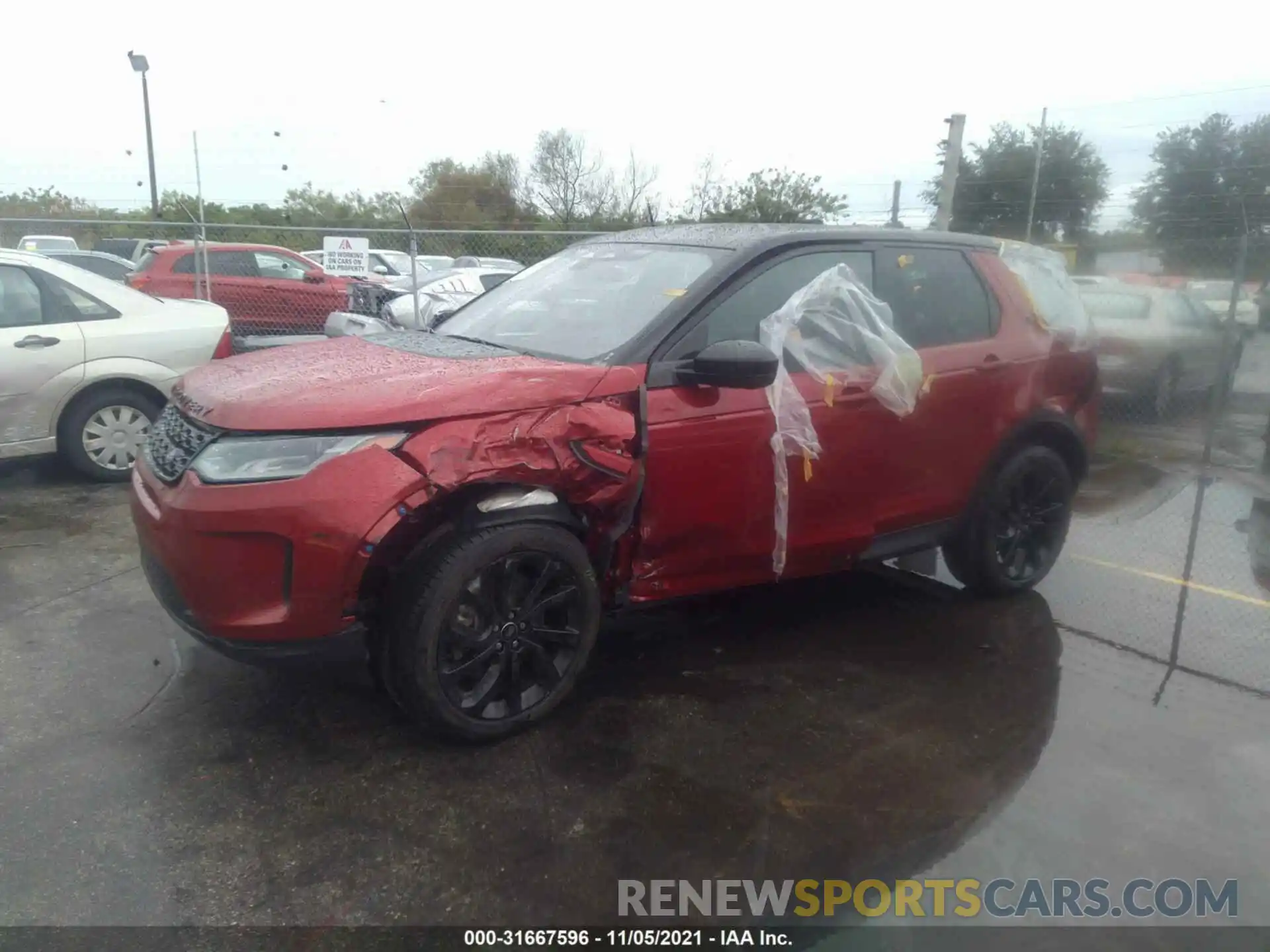 6 Photograph of a damaged car SALCP2FX5MH897051 LAND ROVER DISCOVERY SPORT 2021