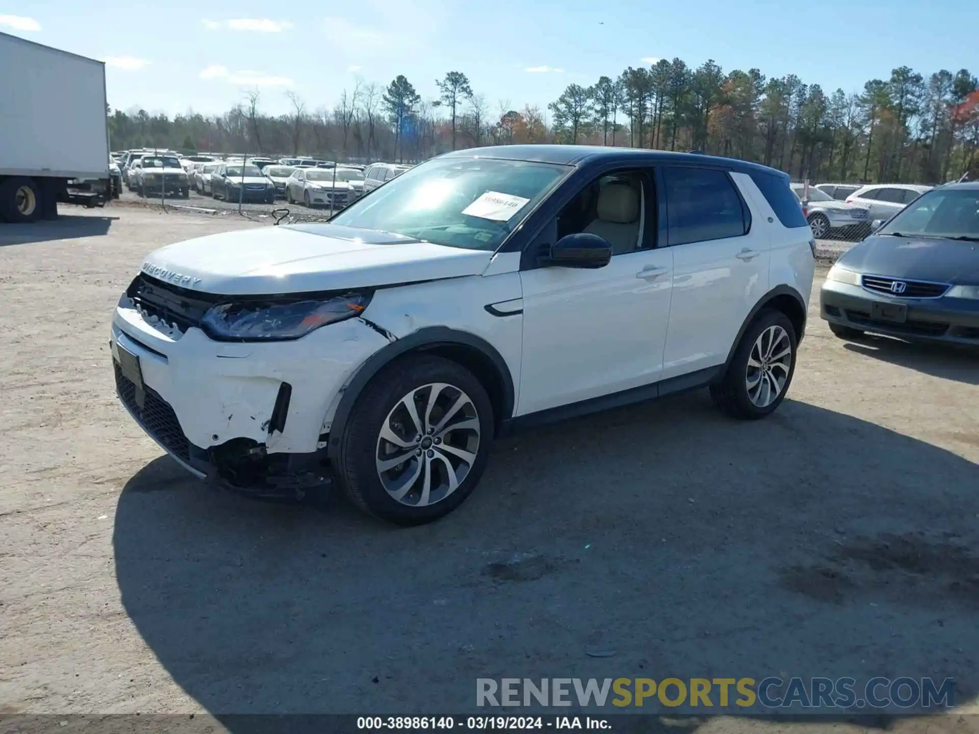 2 Photograph of a damaged car SALCP2FX6MH883272 LAND ROVER DISCOVERY SPORT 2021