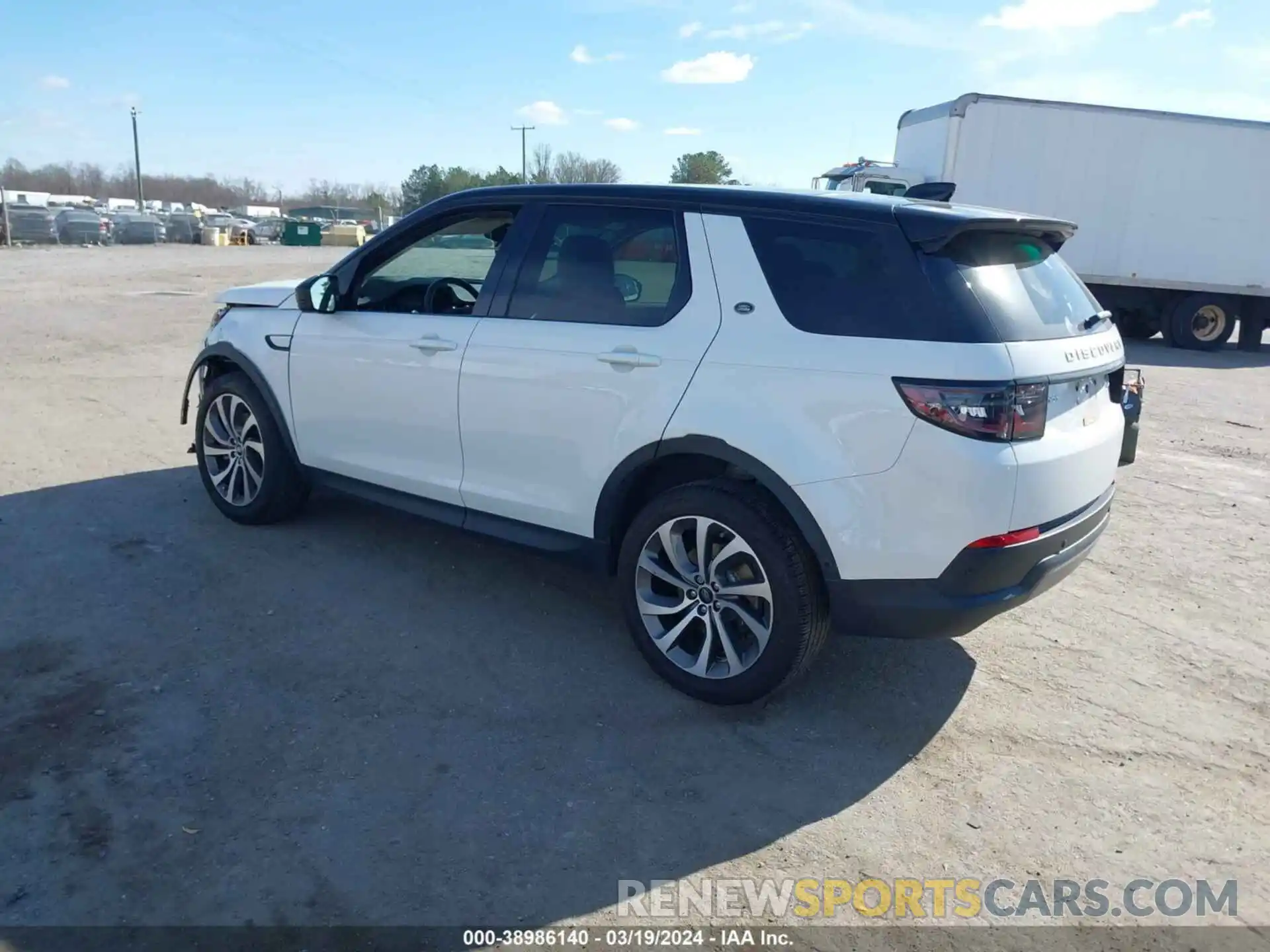 3 Photograph of a damaged car SALCP2FX6MH883272 LAND ROVER DISCOVERY SPORT 2021