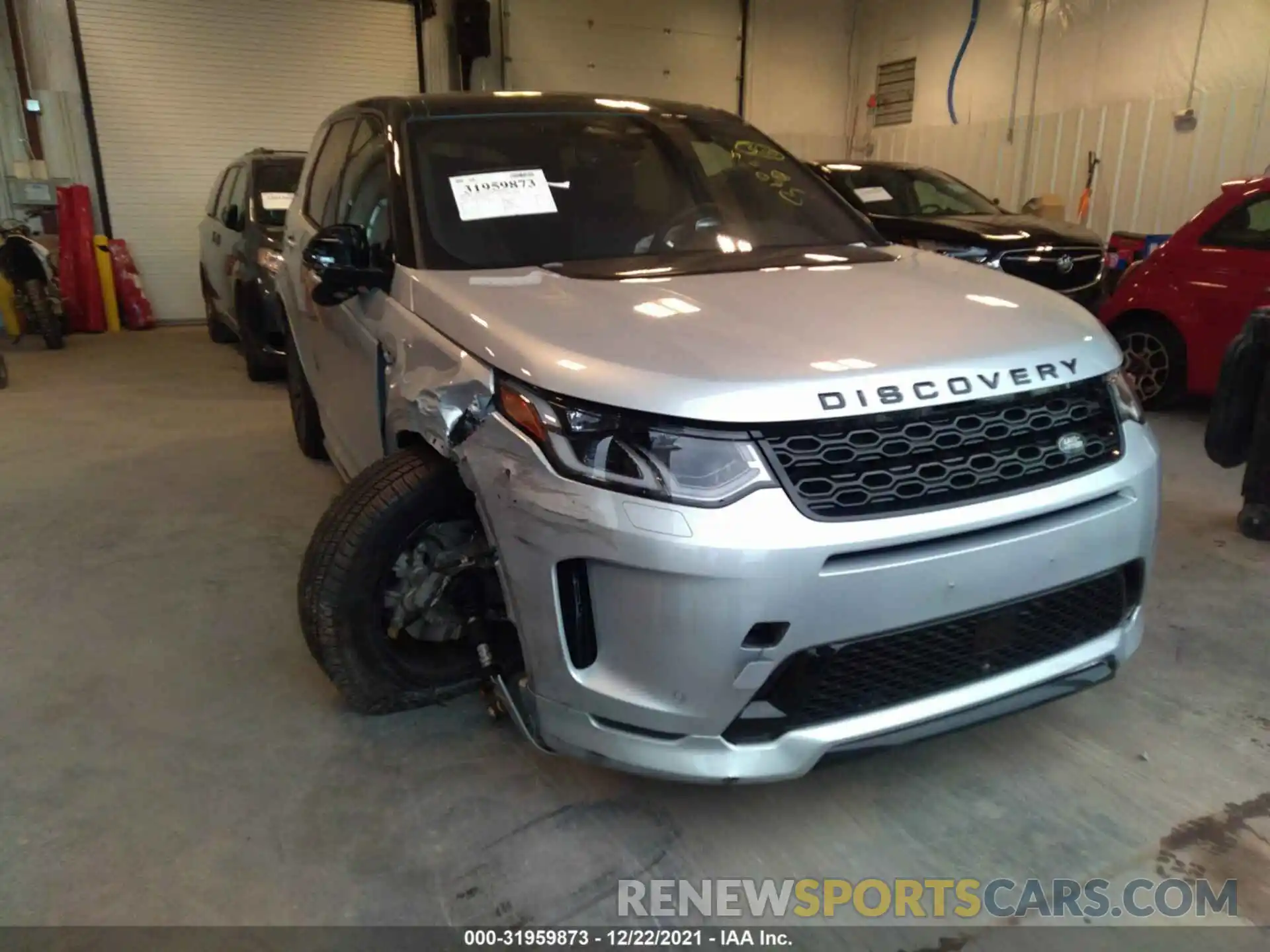 1 Photograph of a damaged car SALCT2FX8MH885083 LAND ROVER DISCOVERY SPORT 2021