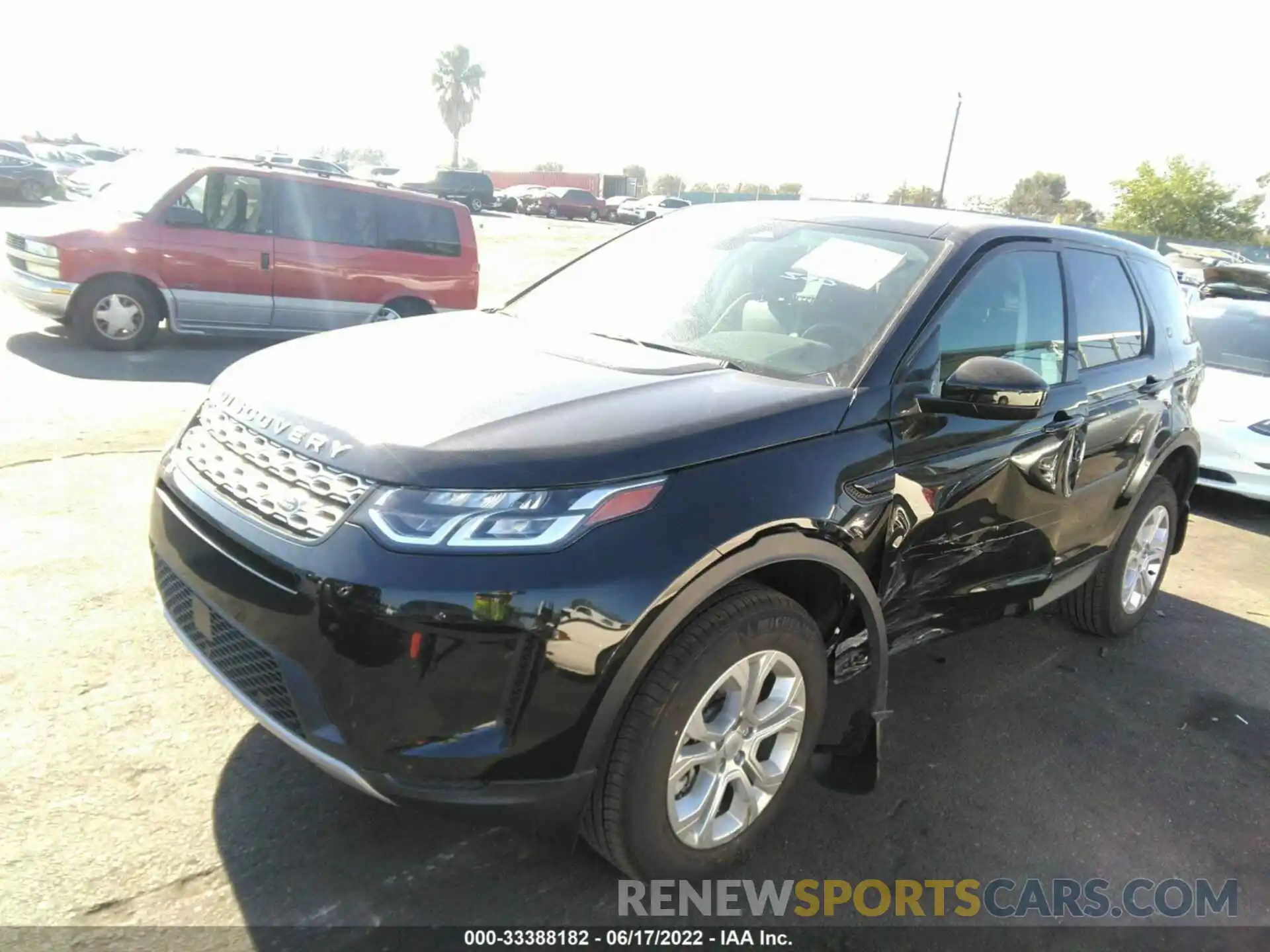 2 Photograph of a damaged car SALCJ2FX5NH909492 LAND ROVER DISCOVERY SPORT 2022