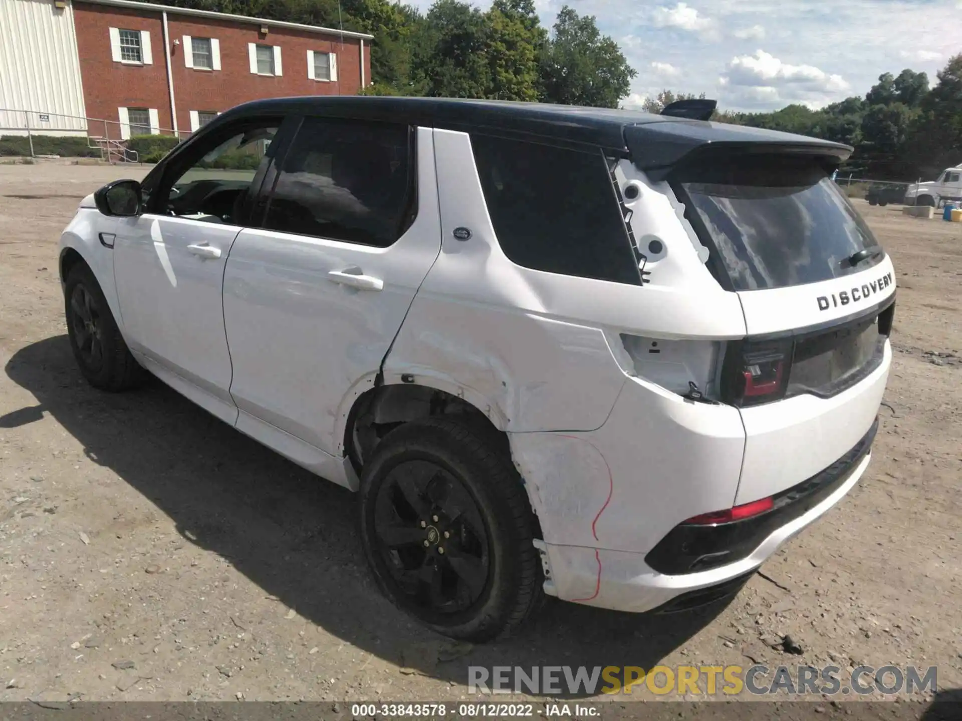 3 Photograph of a damaged car SALCT2FX8NH912011 LAND ROVER DISCOVERY SPORT 2022