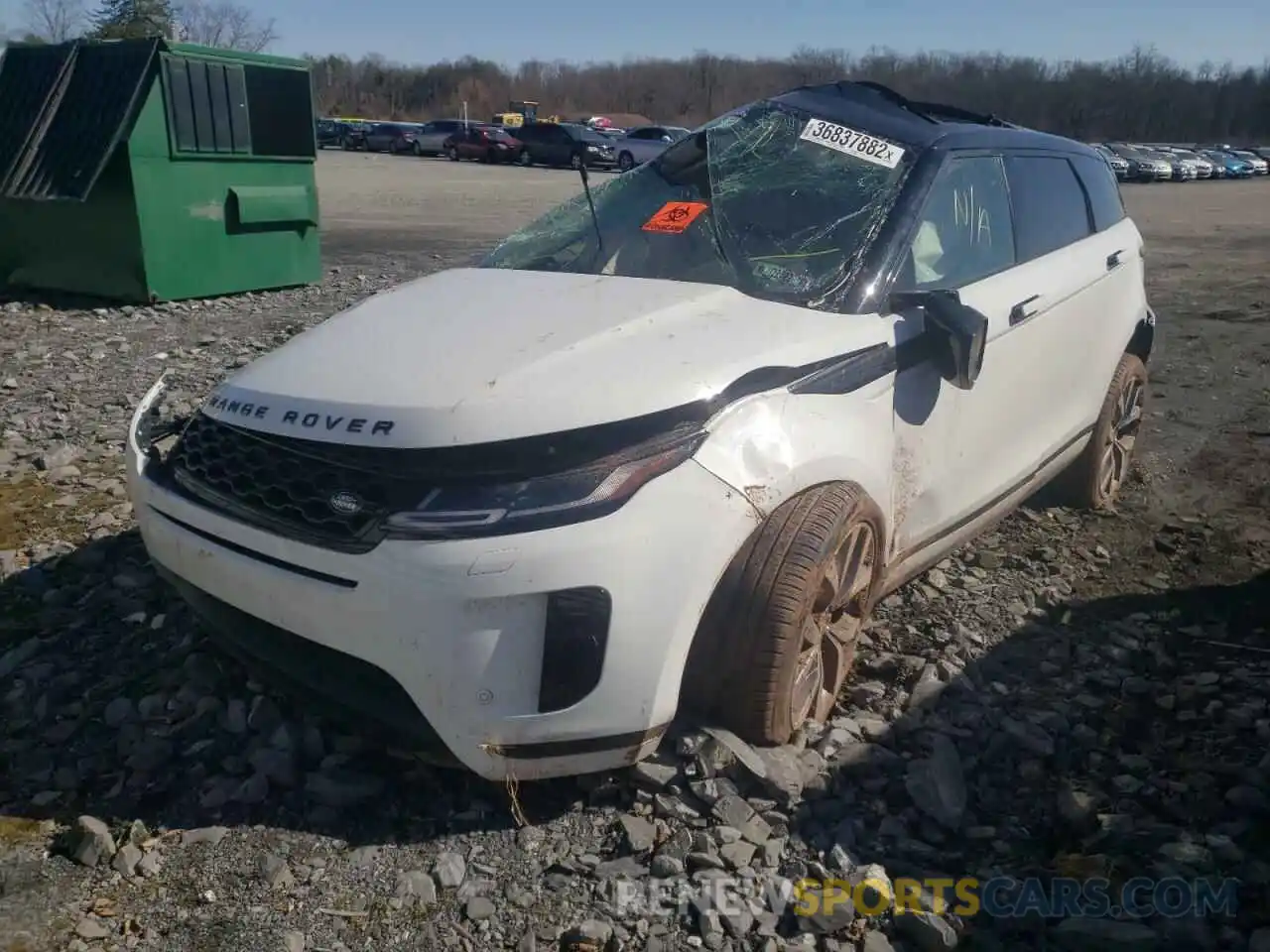 2 Фотография поврежденного автомобиля SALZP2FX1NH162921 LAND ROVER EVOQUE 2022