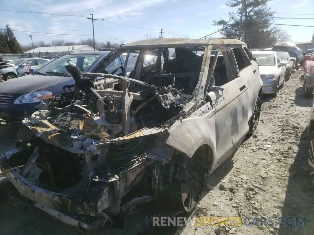 2 Photograph of a damaged car SALZJ2FX9NH163168 LAND ROVER EVOQUE DYN 2022