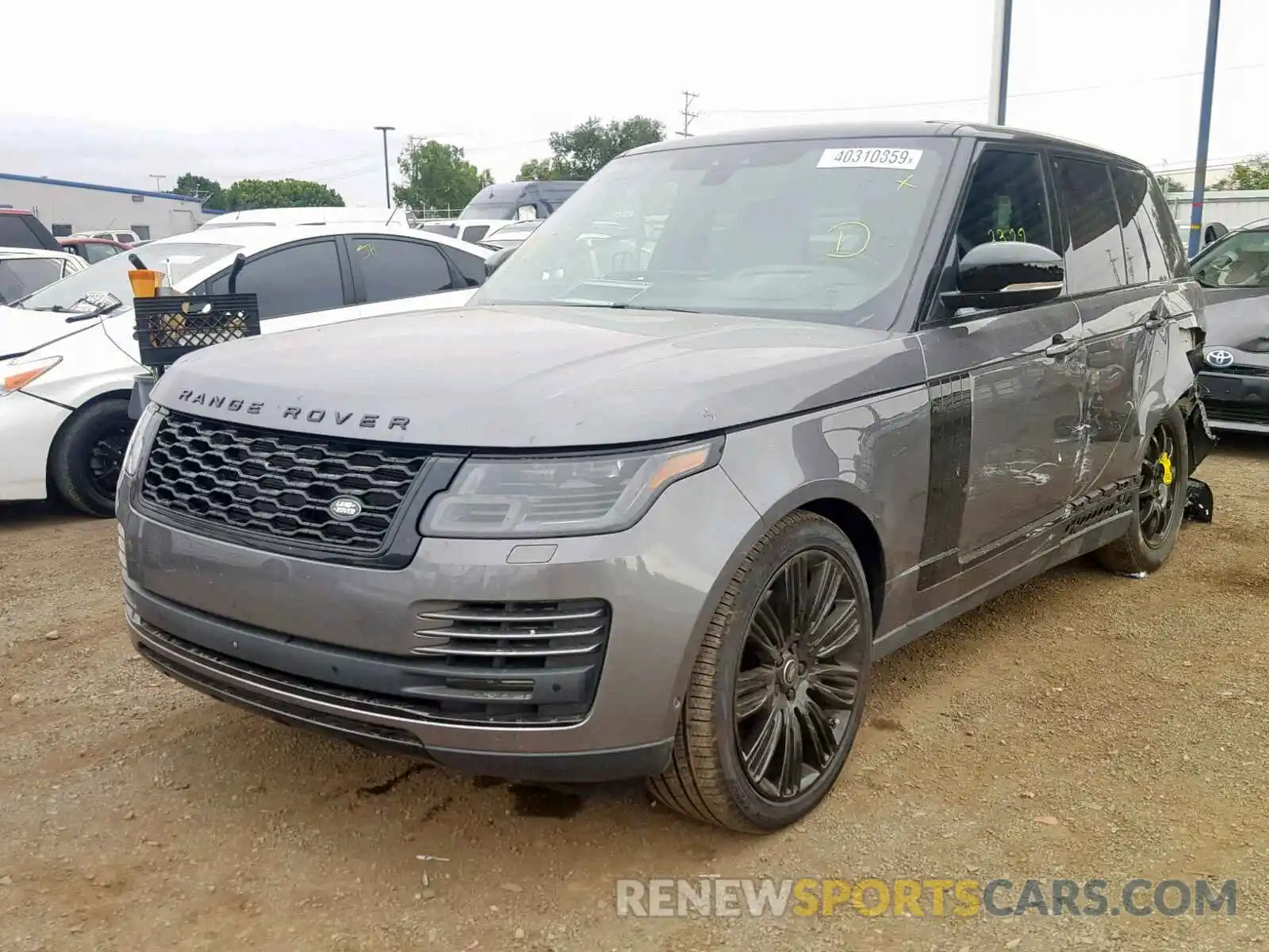 2 Фотография поврежденного автомобиля SALGS2RE1KA540790 LAND ROVER RANGE ROVE 2019