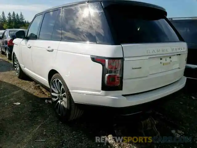 3 Photograph of a damaged car SALGS2RE3KA526440 LAND ROVER RANGE ROVE 2019