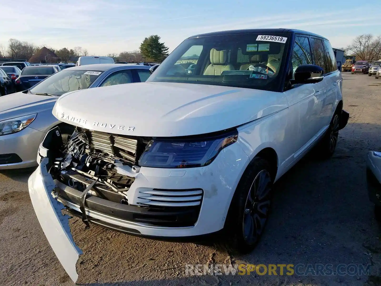 2 Photograph of a damaged car SALGS2RE8KA543573 LAND ROVER RANGE ROVE 2019