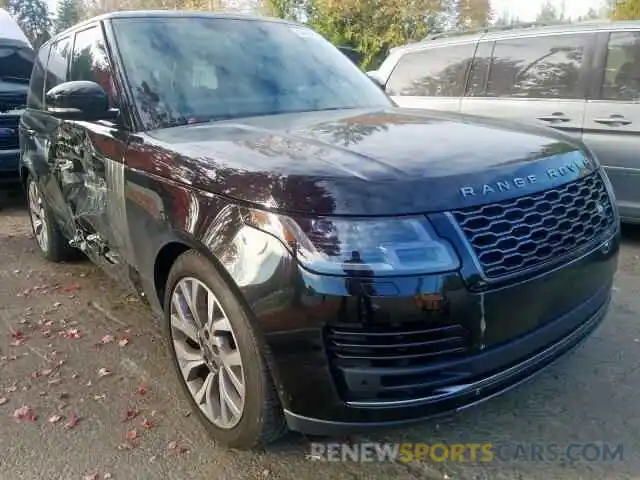 1 Photograph of a damaged car SALGS2RK7KA531730 LAND ROVER RANGE ROVE 2019