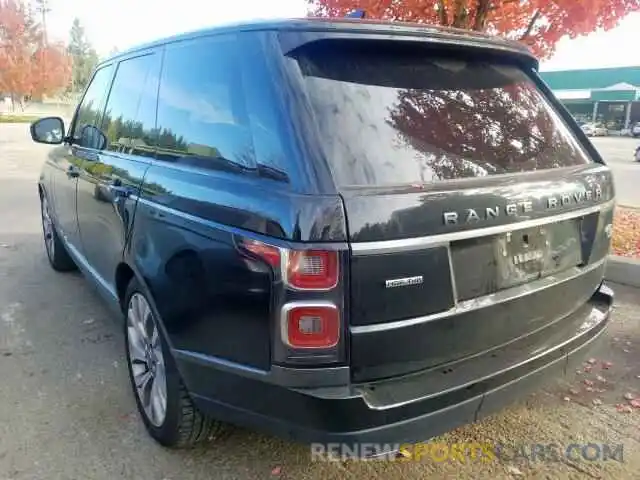 3 Photograph of a damaged car SALGS2RK7KA531730 LAND ROVER RANGE ROVE 2019