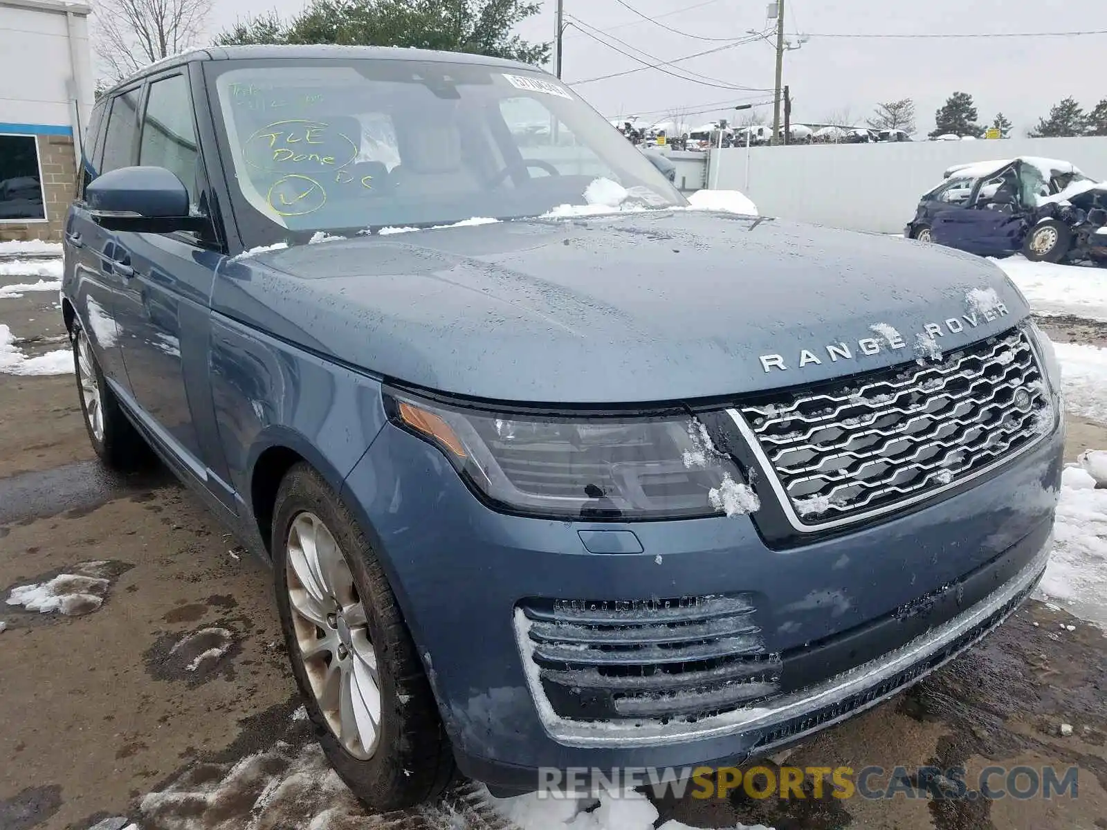 1 Фотография поврежденного автомобиля SALGS2SV0KA550902 LAND ROVER RANGE ROVE 2019