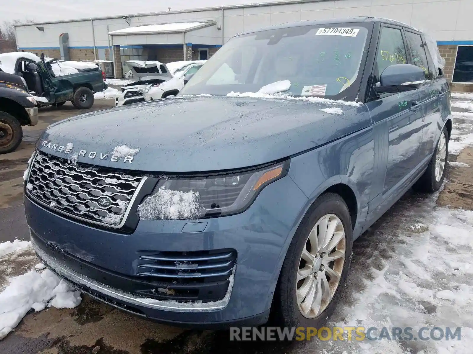 2 Фотография поврежденного автомобиля SALGS2SV0KA550902 LAND ROVER RANGE ROVE 2019