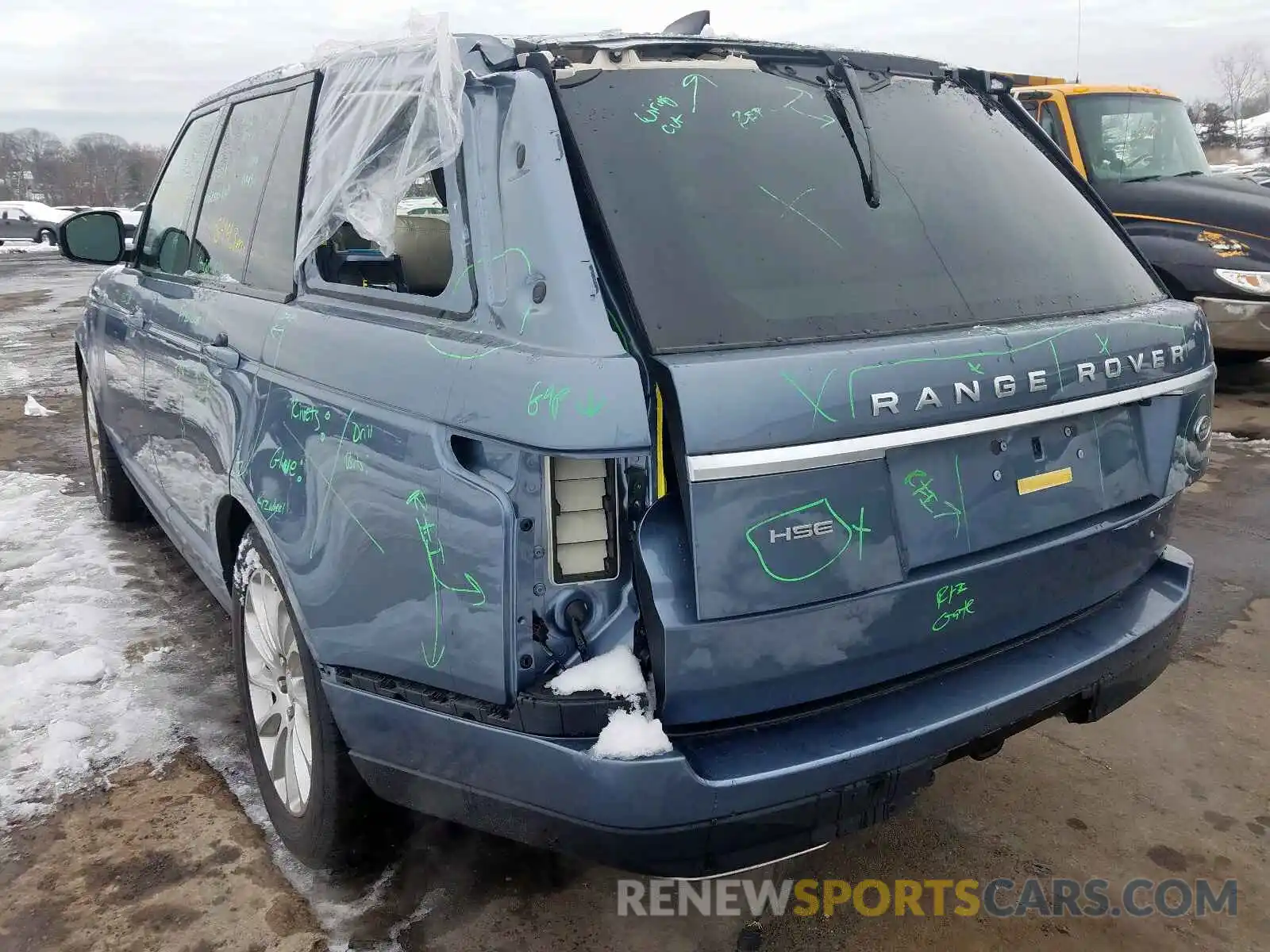 3 Фотография поврежденного автомобиля SALGS2SV0KA550902 LAND ROVER RANGE ROVE 2019