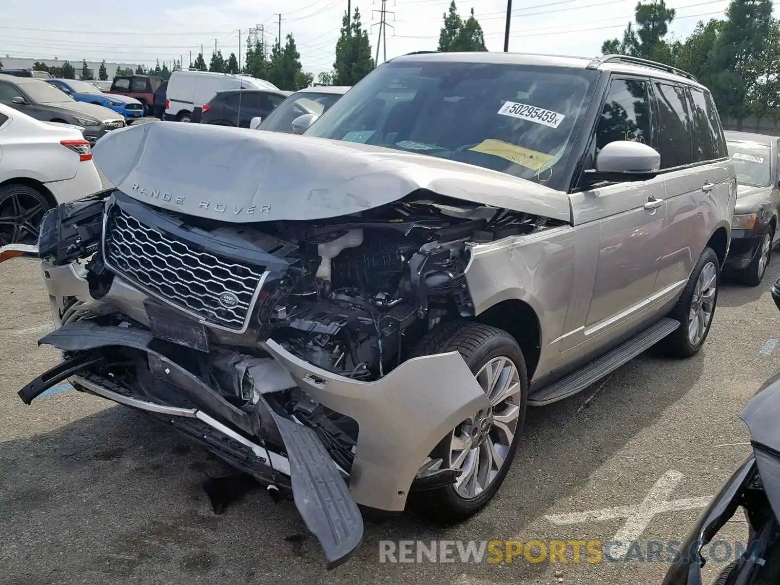 2 Photograph of a damaged car SALGS2SV1KA519903 LAND ROVER RANGE ROVE 2019