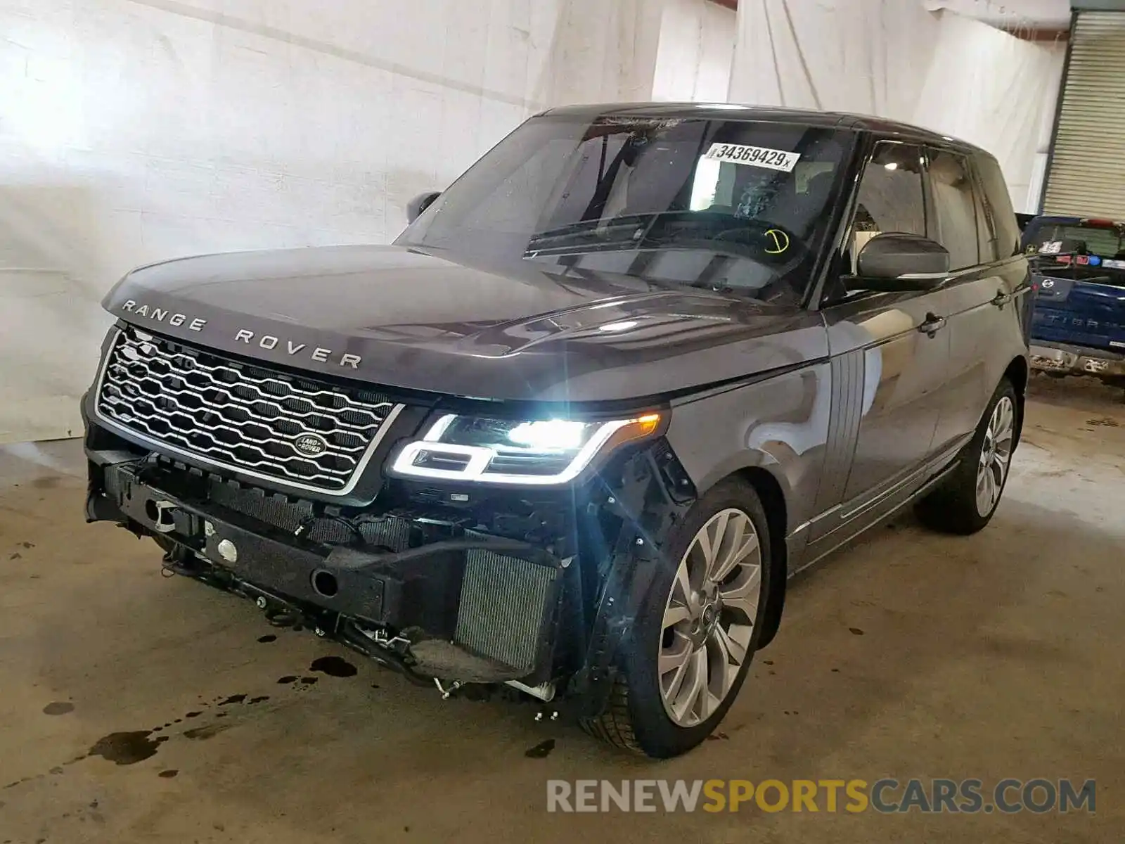 2 Фотография поврежденного автомобиля SALGS2SV4KA533651 LAND ROVER RANGE ROVE 2019