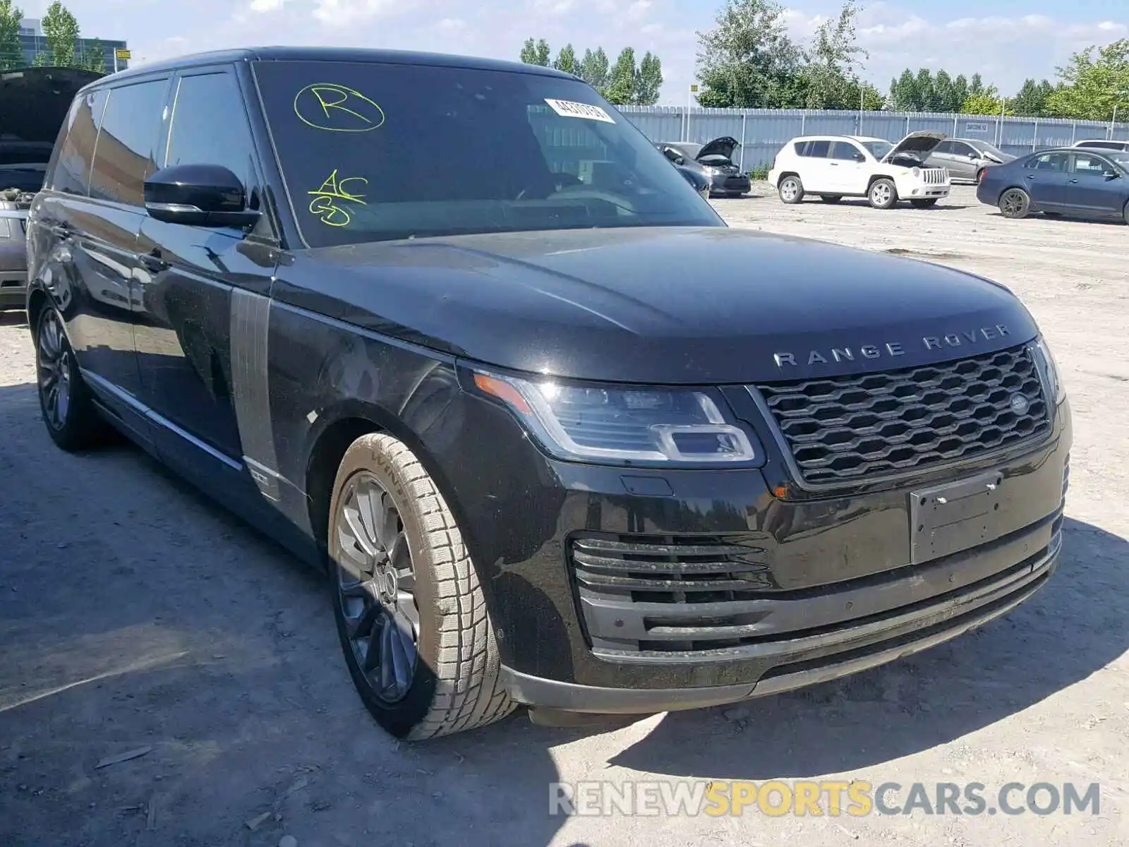 1 Фотография поврежденного автомобиля SALGS5RE1KA517866 LAND ROVER RANGE ROVE 2019