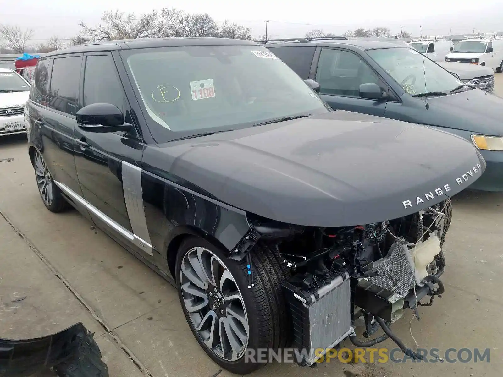 1 Фотография поврежденного автомобиля SALGS5RE1KA543366 LAND ROVER RANGE ROVE 2019