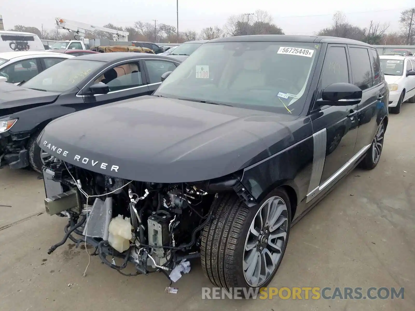 2 Photograph of a damaged car SALGS5RE1KA543366 LAND ROVER RANGE ROVE 2019