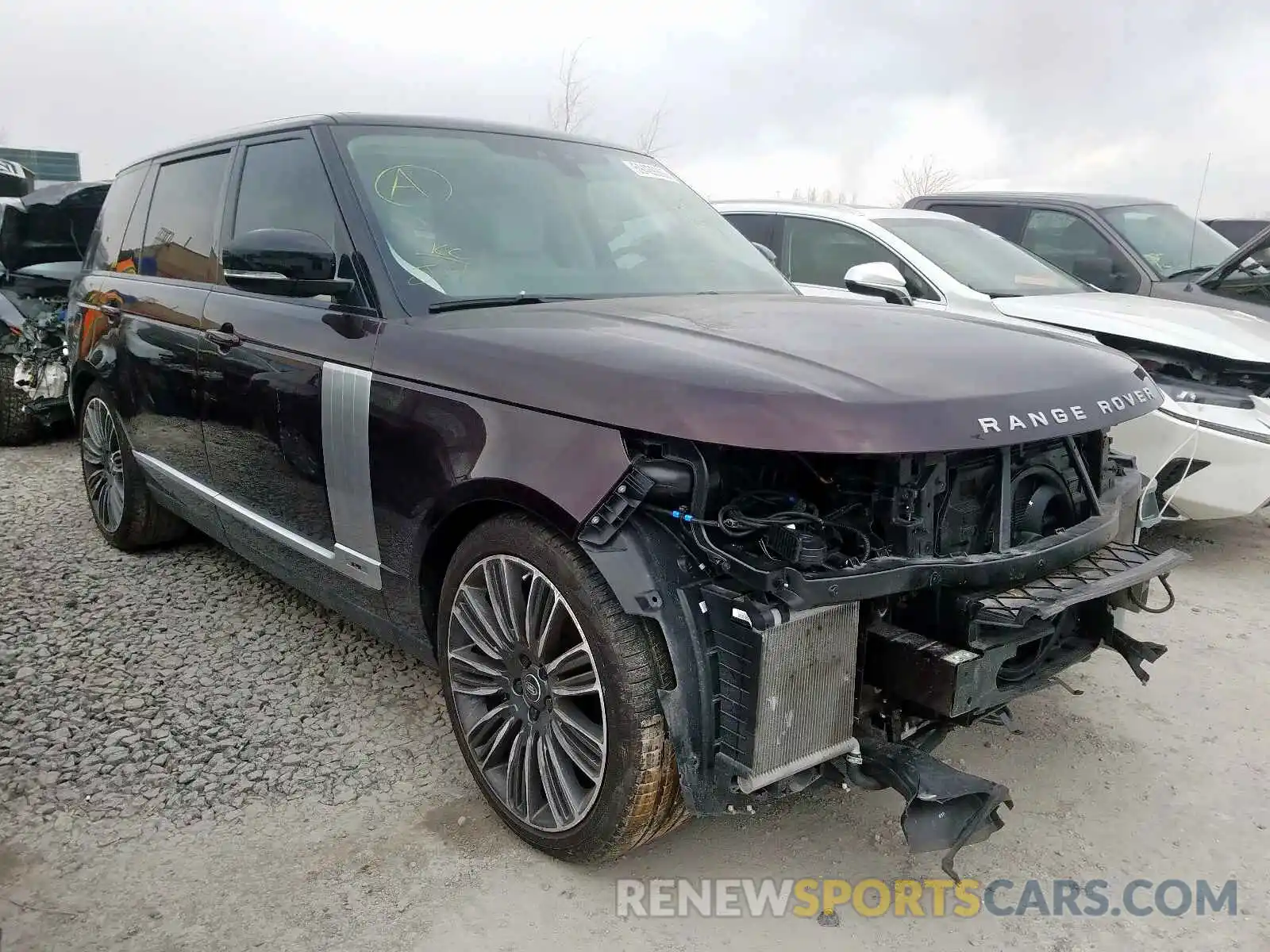 1 Фотография поврежденного автомобиля SALGS5RE8KA560231 LAND ROVER RANGE ROVE 2019