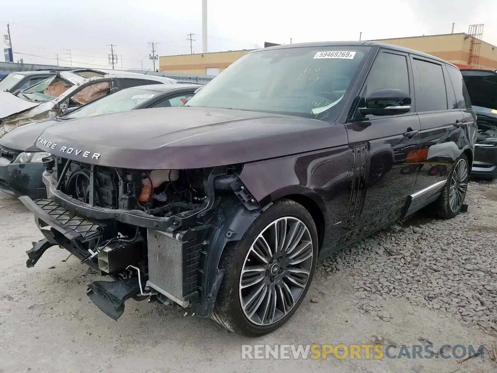 2 Photograph of a damaged car SALGS5RE8KA560231 LAND ROVER RANGE ROVE 2019