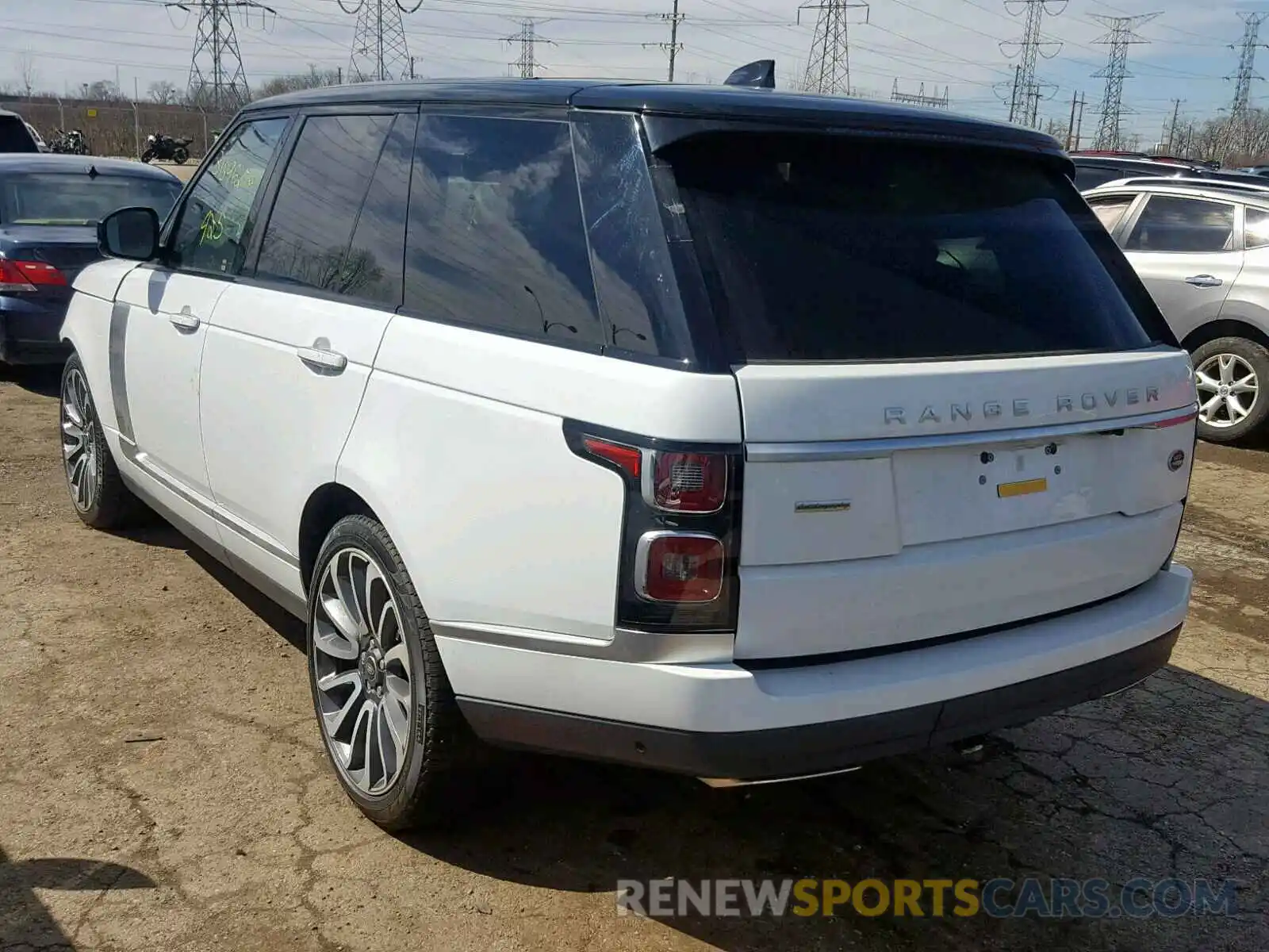 3 Photograph of a damaged car SALGV2RE1KA533443 LAND ROVER RANGE ROVE 2019