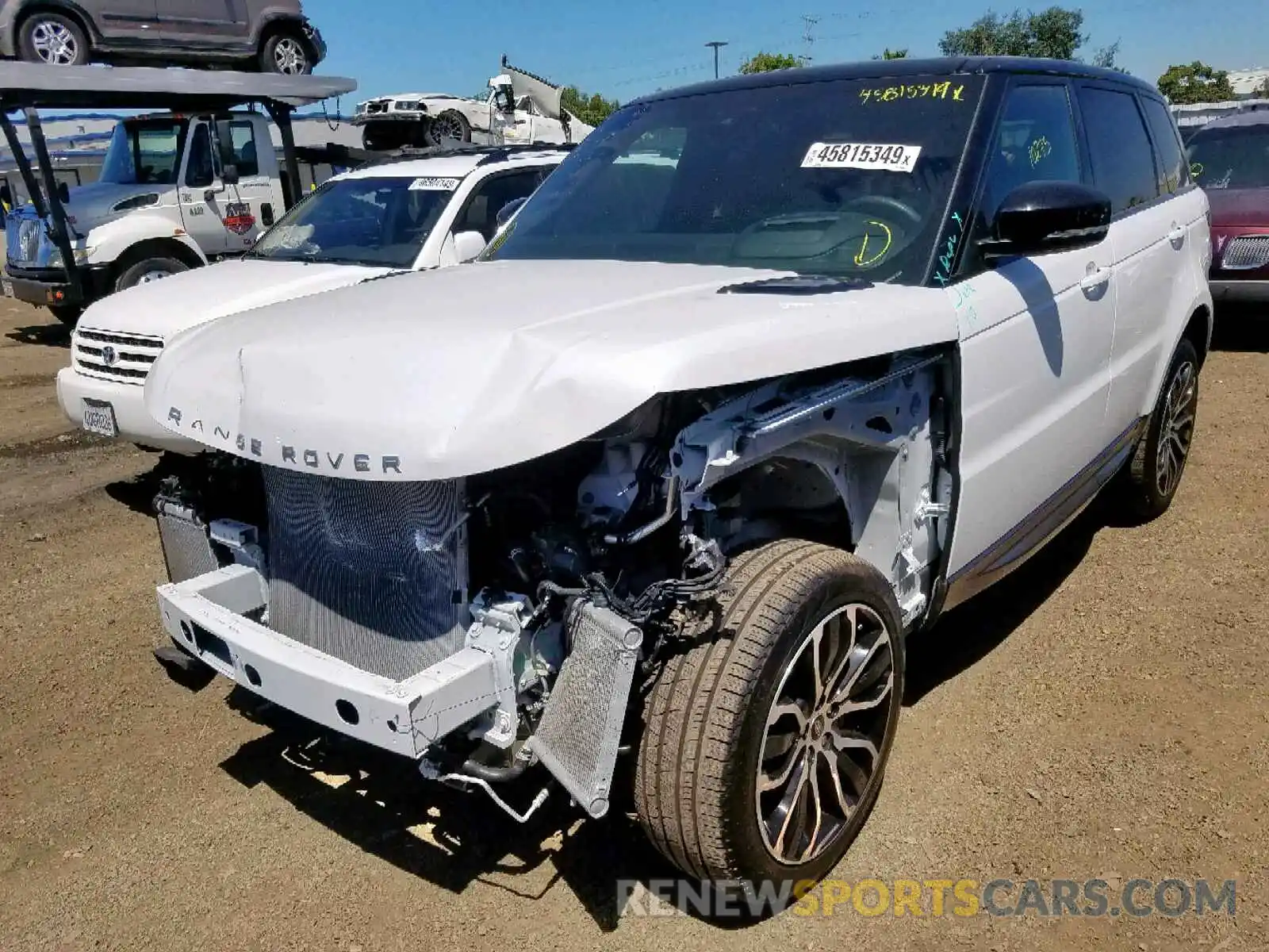 2 Photograph of a damaged car SALWR2RV1KA423833 LAND ROVER RANGE ROVE 2019