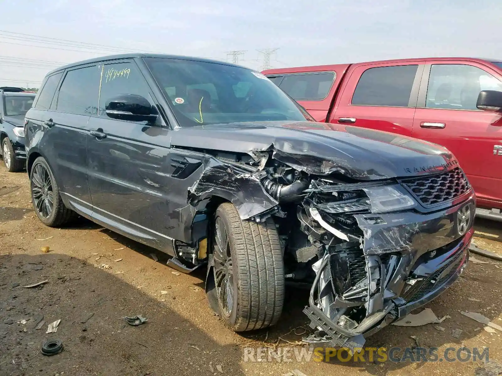 1 Photograph of a damaged car SALWV2RE9KA849877 LAND ROVER RANGE ROVE 2019