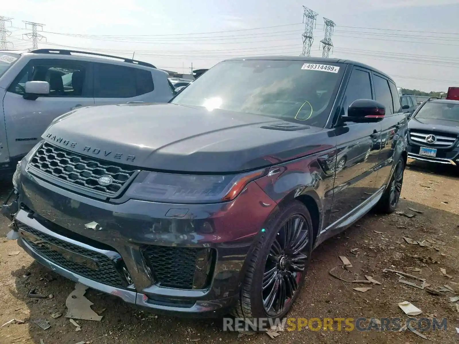 2 Фотография поврежденного автомобиля SALWV2RE9KA849877 LAND ROVER RANGE ROVE 2019