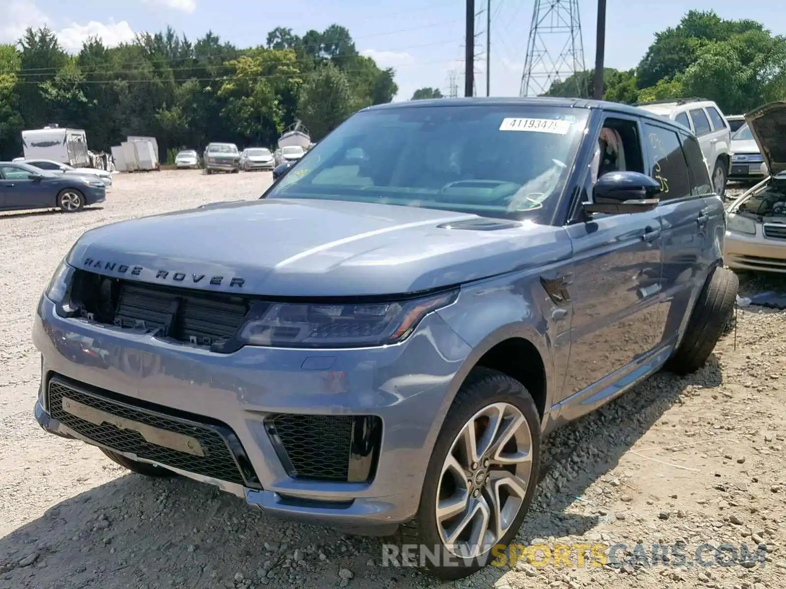 2 Photograph of a damaged car SALWV2SV1KA421330 LAND ROVER RANGE ROVE 2019