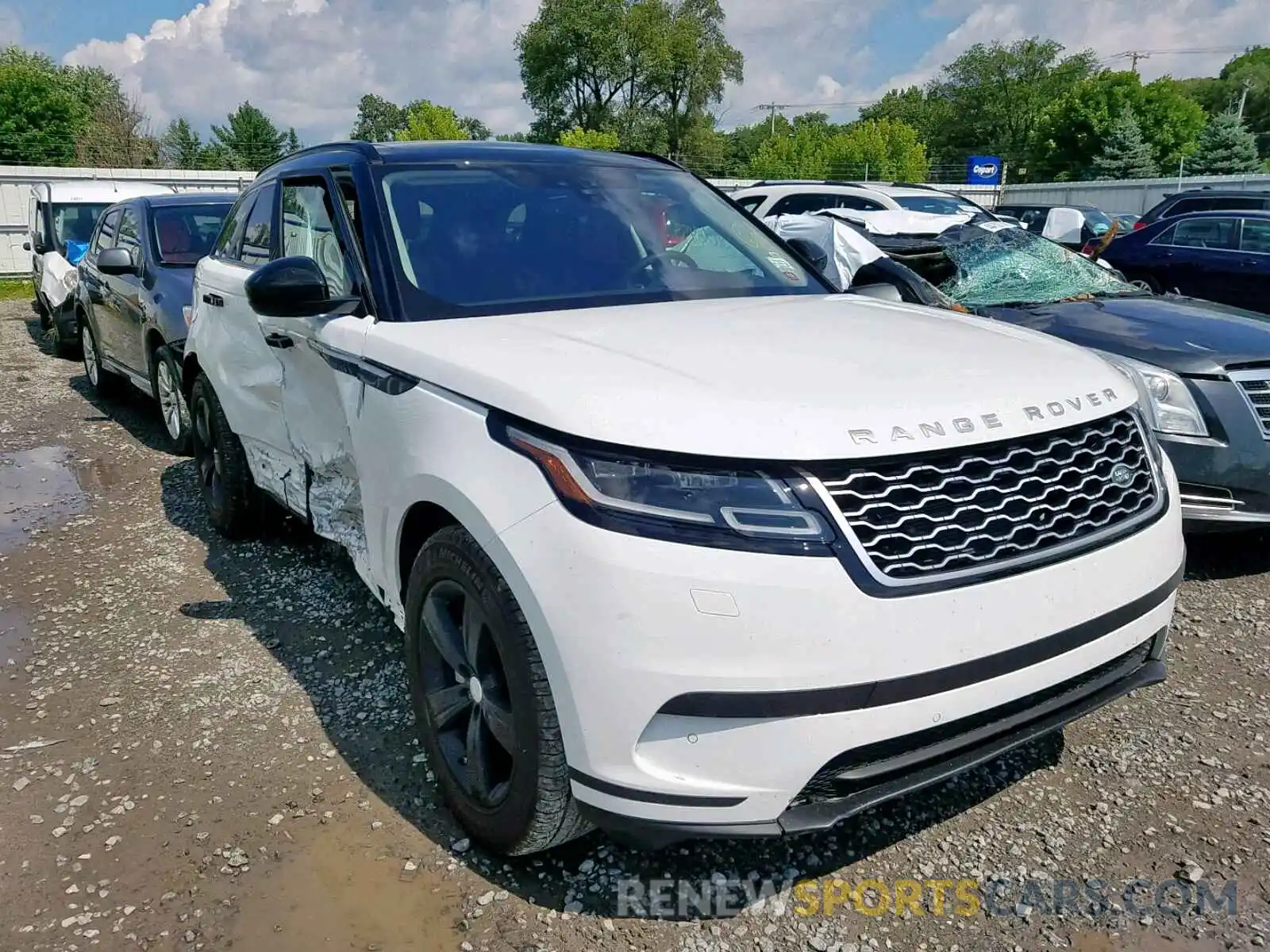 1 Photograph of a damaged car SALYB2EX7KA223804 LAND ROVER RANGE ROVE 2019