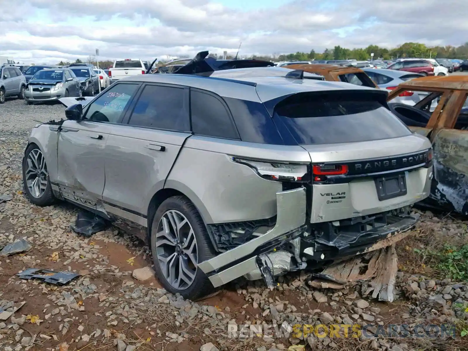 3 Фотография поврежденного автомобиля SALYM2EV7KA791852 LAND ROVER RANGE ROVE 2019