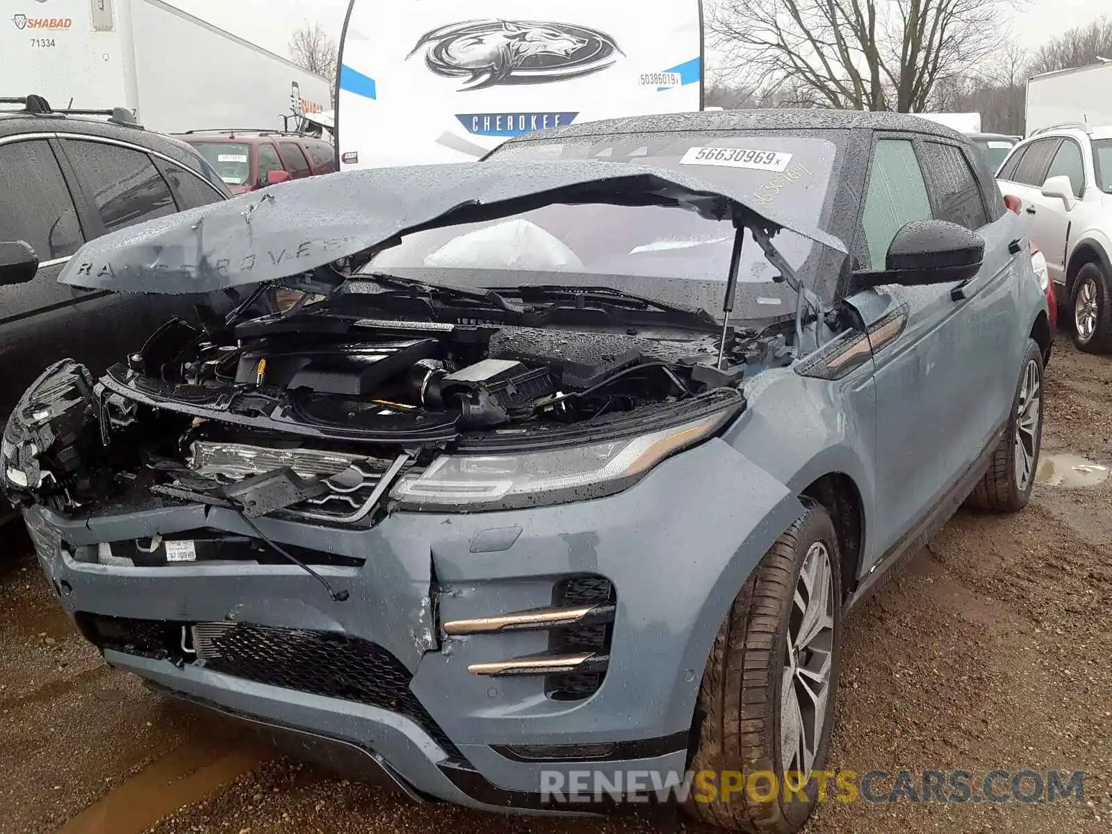 2 Photograph of a damaged car SALZL2FX8LH038640 LAND ROVER RANGE ROVE 2020