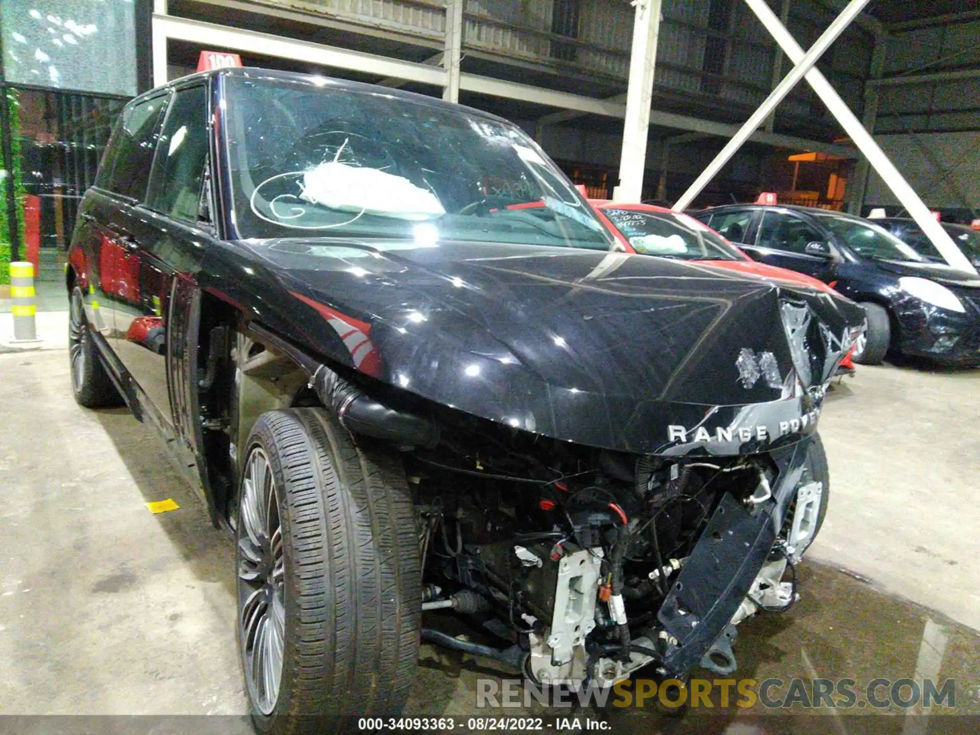 1 Photograph of a damaged car 00LGS5RE0KA550826 LAND ROVER RANGE ROVER 2019