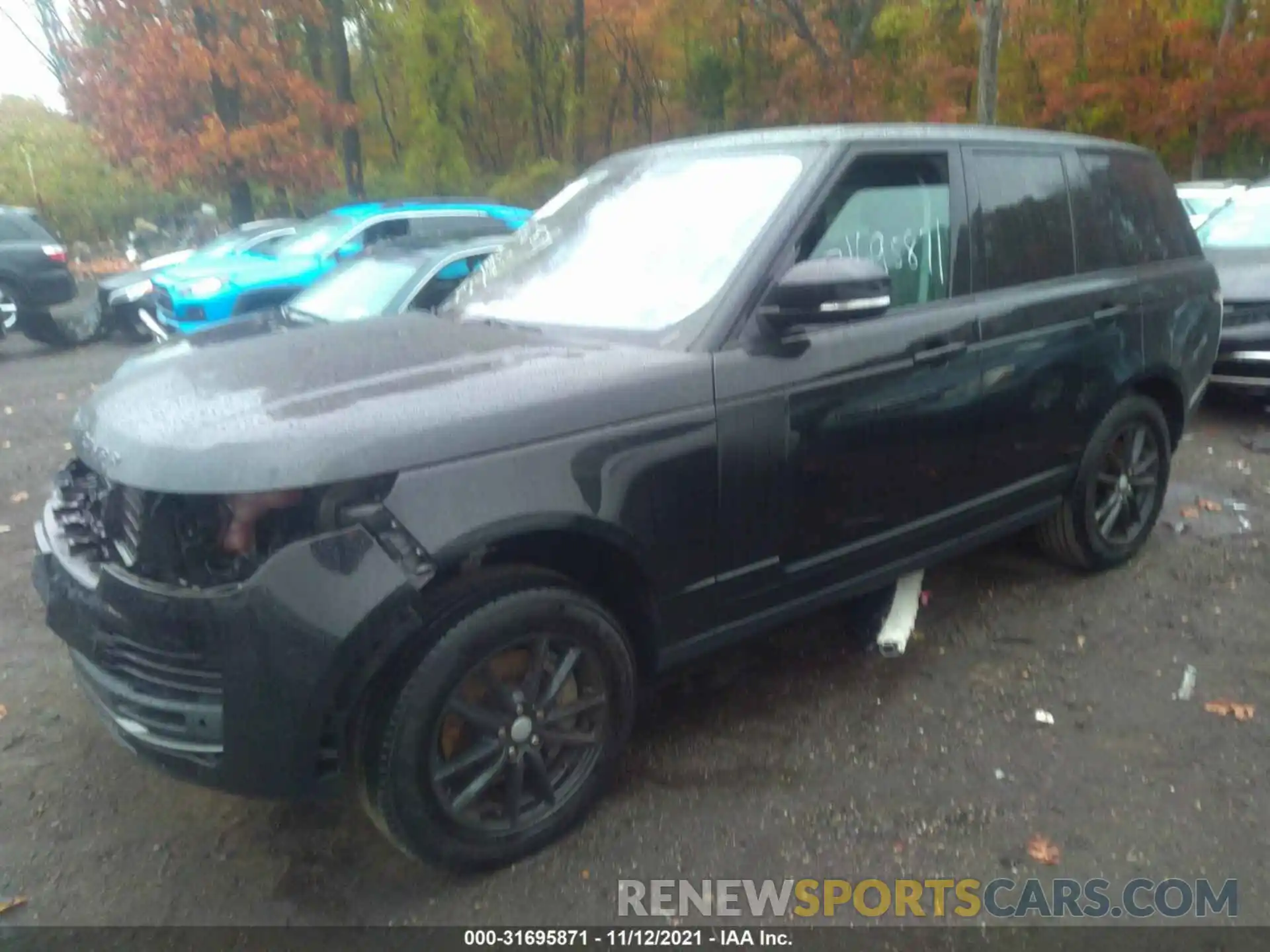 2 Фотография поврежденного автомобиля SALGR2RV3KA556713 LAND ROVER RANGE ROVER 2019