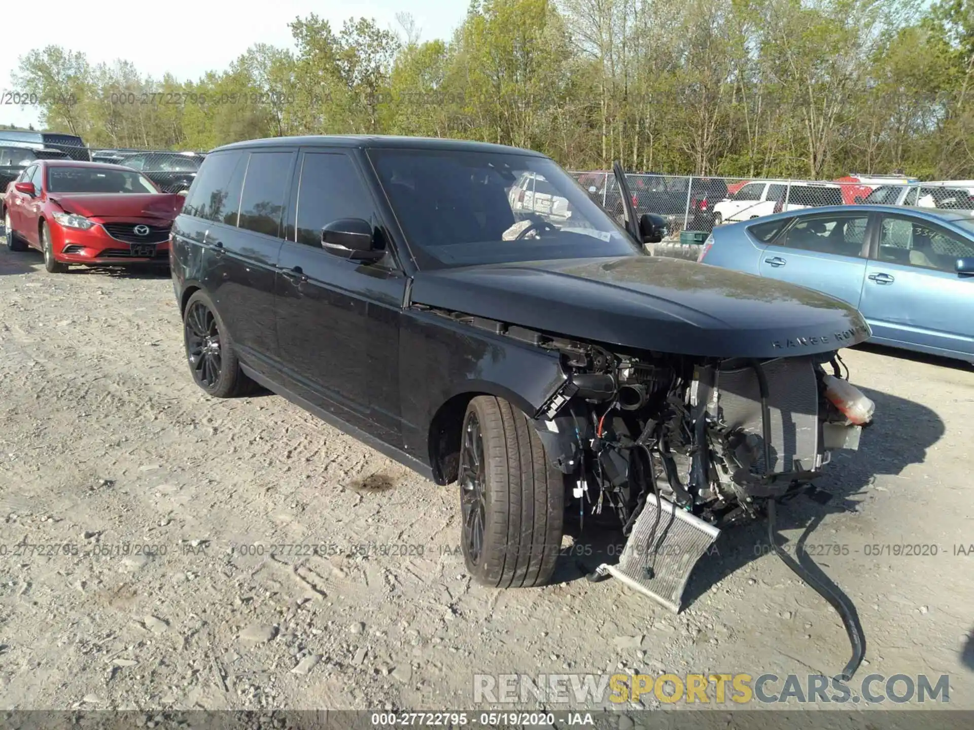 1 Фотография поврежденного автомобиля SALGR2RV5KA542814 LAND ROVER RANGE ROVER 2019