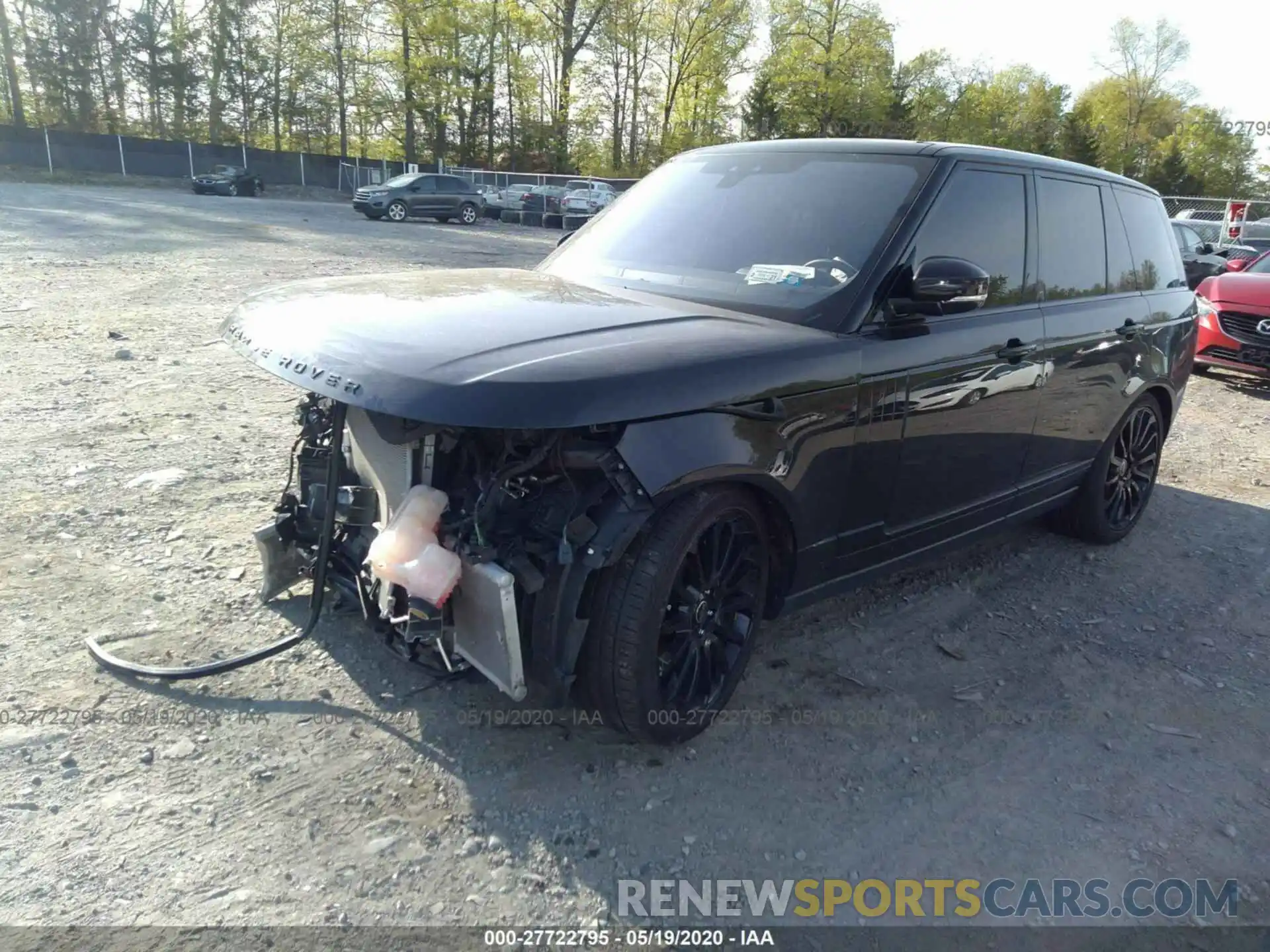 2 Фотография поврежденного автомобиля SALGR2RV5KA542814 LAND ROVER RANGE ROVER 2019